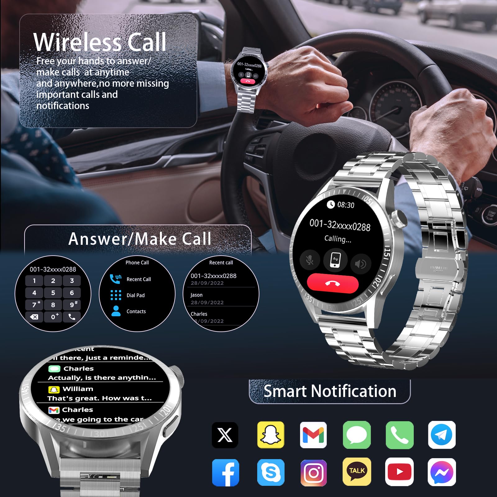 Smart Watch for Men - 1.39