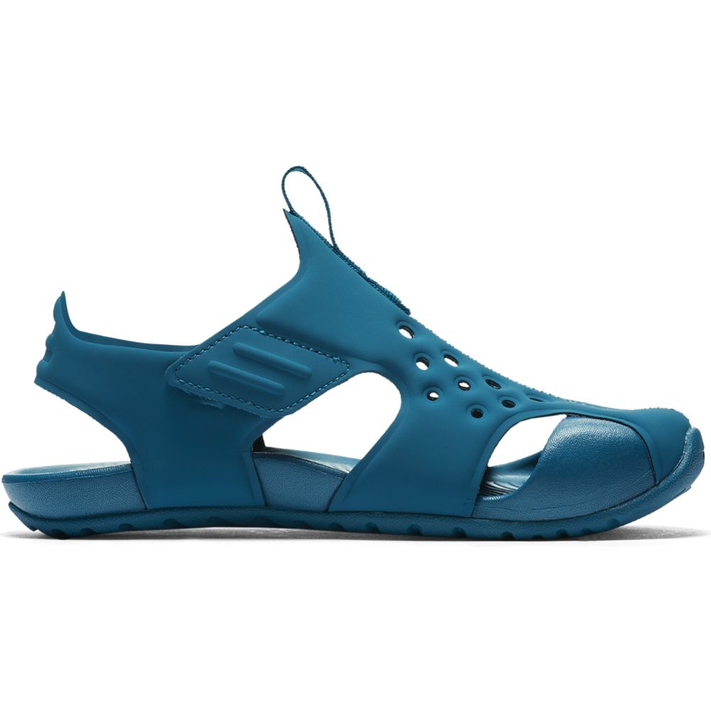 Nike Green Abyss/White Sunray Kids' Sandals - Breathable & Comfortable Children's Beach Shoes for Outdoor Play, Poolside & Summer Activities