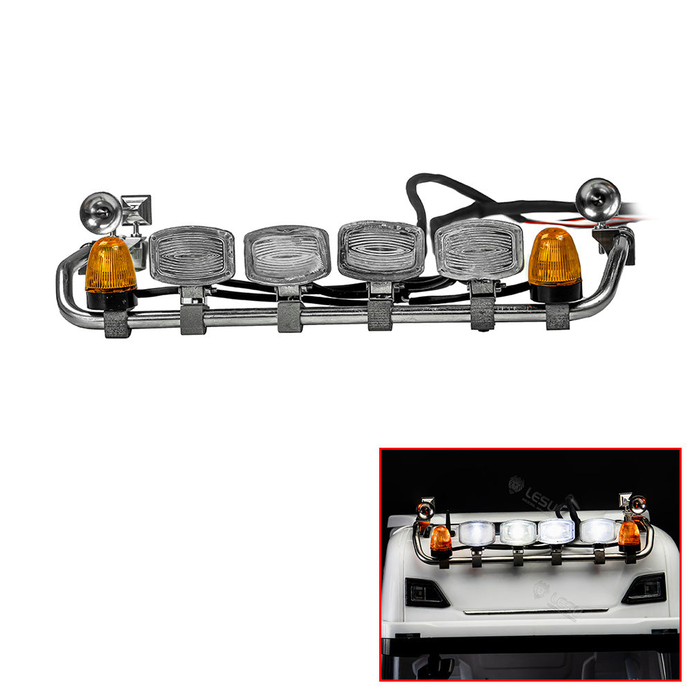 LESU 1/14 770S RC Tractor Truck LED Roof Light - Overhead Cab Lamp for Remote Controlled Simulation Car Models & DIY Spare Parts - Perfect for Night Driving and Realistic RC Vehicle Customization