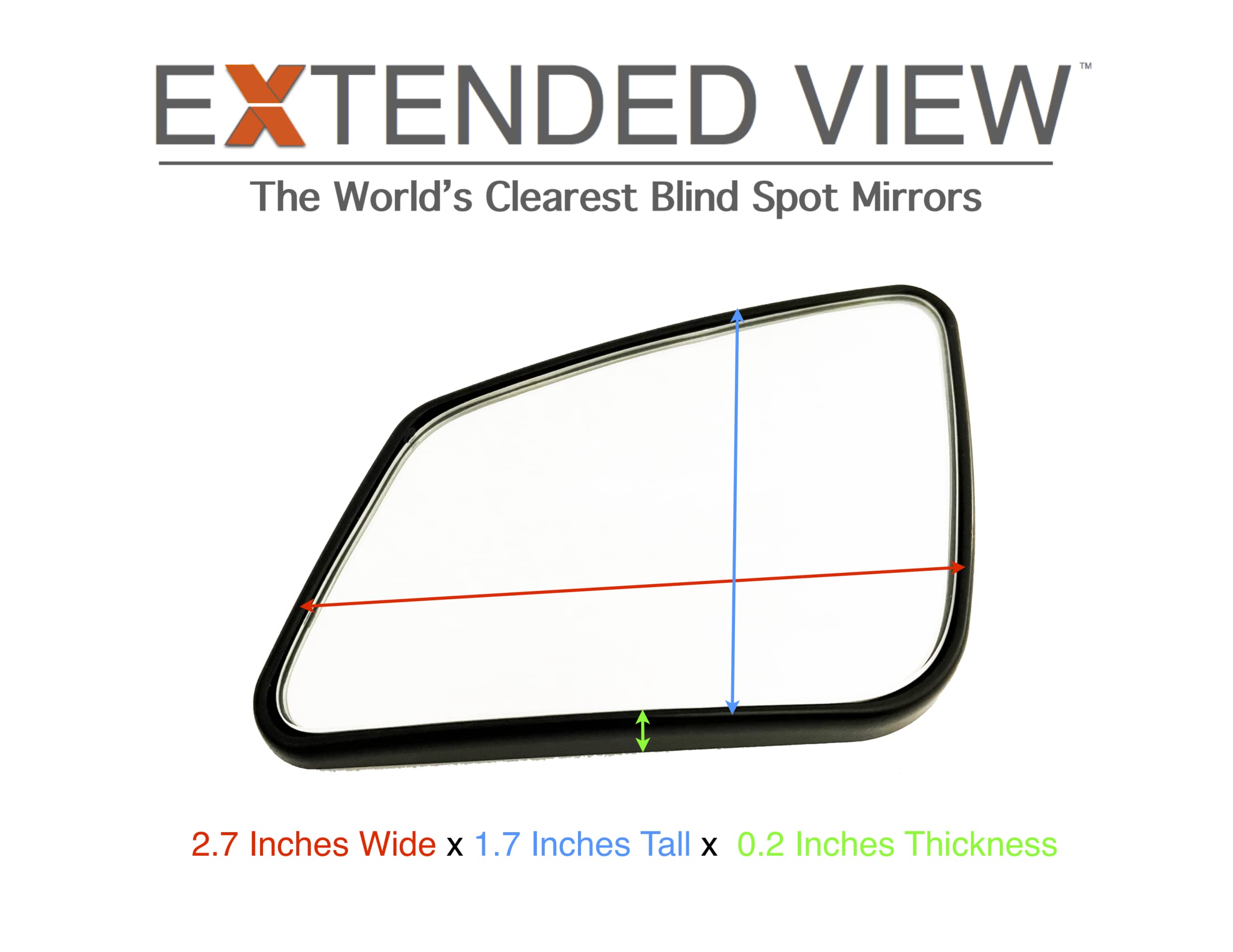 Blind Spot Mirrors for BMW M6 Convertible - Wide Angle Rear View Safety Mirrors | Perfect for Parking, Lane Changing & Safe Driving