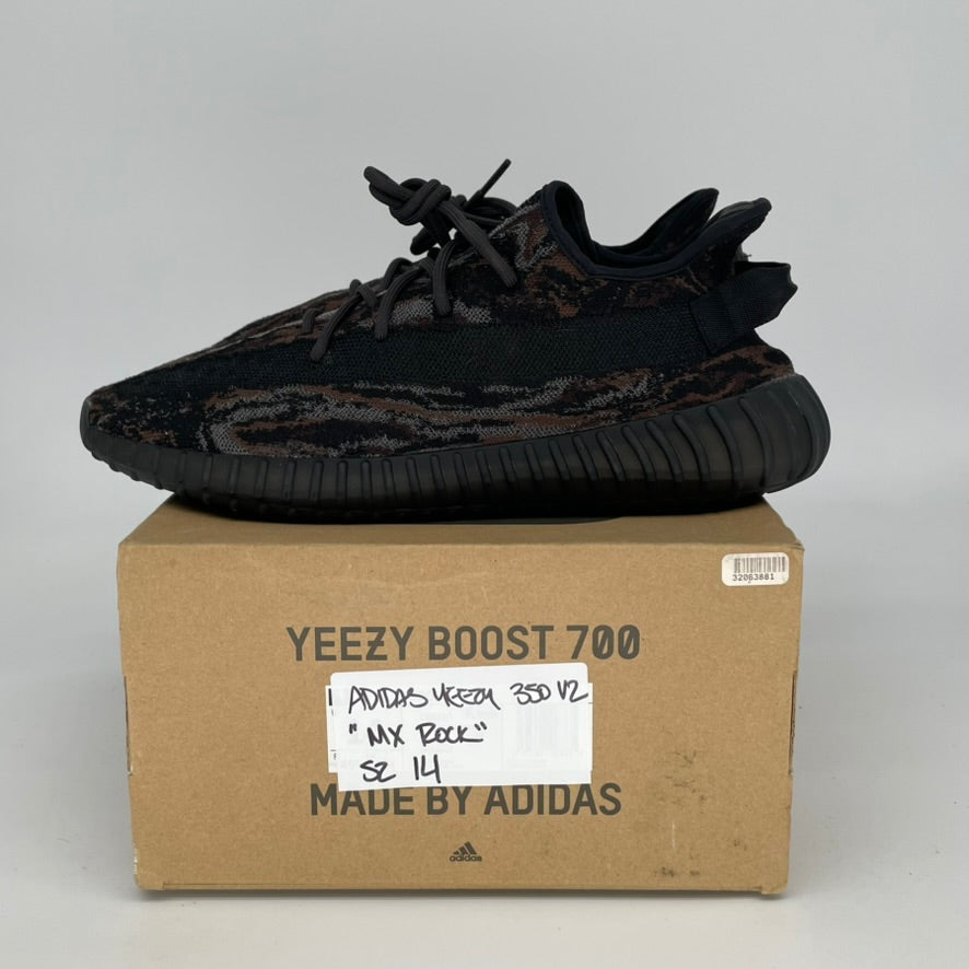Adidas Yeezy Boost 350 V2 MX Rock Sneakers - Men's Size 14 (GW3774) | Comfortable Running Shoes for Gym, Casual Wear & Street Style