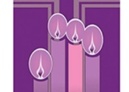 CCS Banner - 2' x 6' Advent Candles with Pole Hems for Church Decorations, Christmas Celebrations & Holiday Events