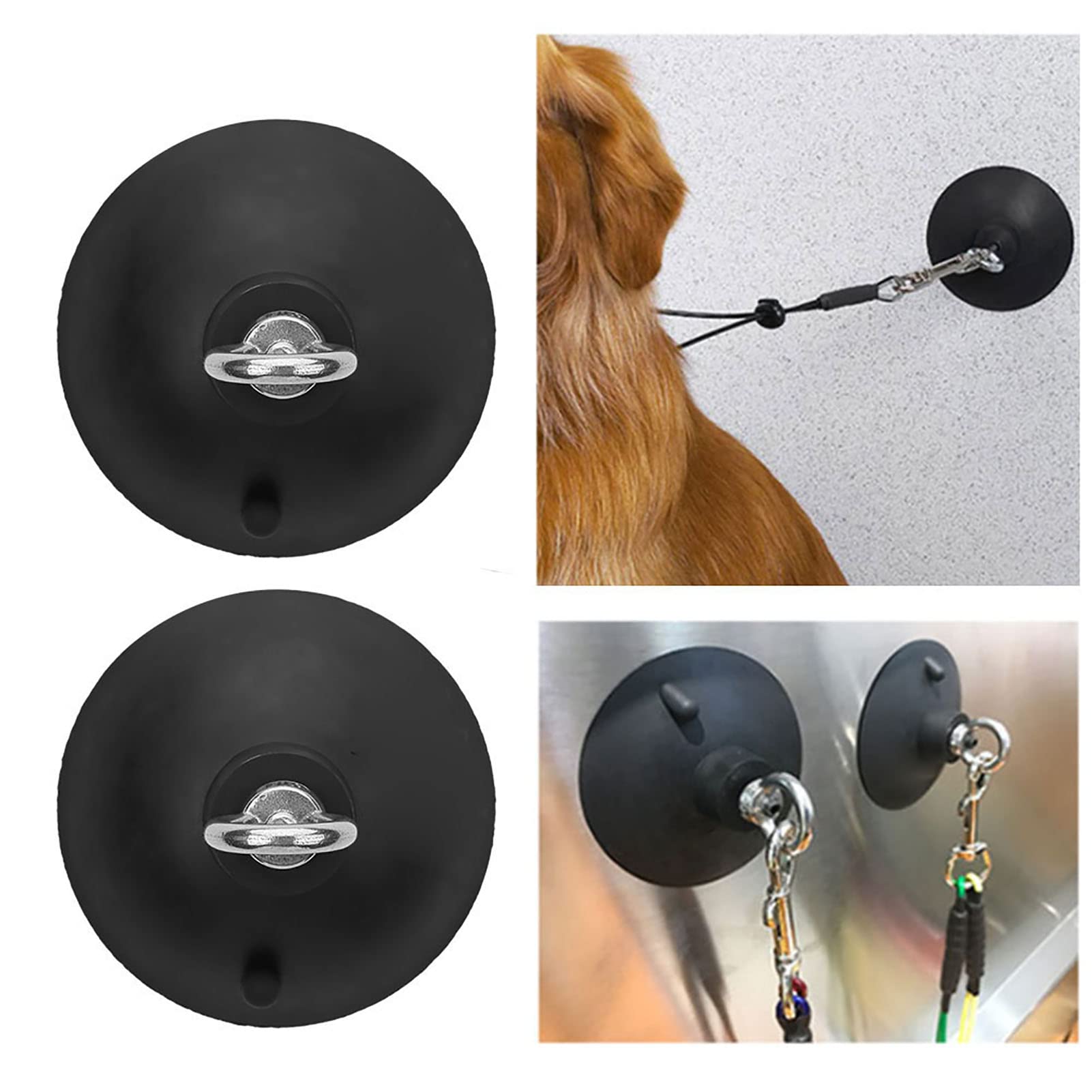 Joyzan Heavy Duty Pet Bathing Suction Cup - Dog & Cat Shower Grooming Anchor with Powerful Tub Wall Attachment - Bath Hook Cleat for Bathing, Grooming, and Trimming - Perfect for Dog Washing, Cat Grooming, and Pet Spa Days