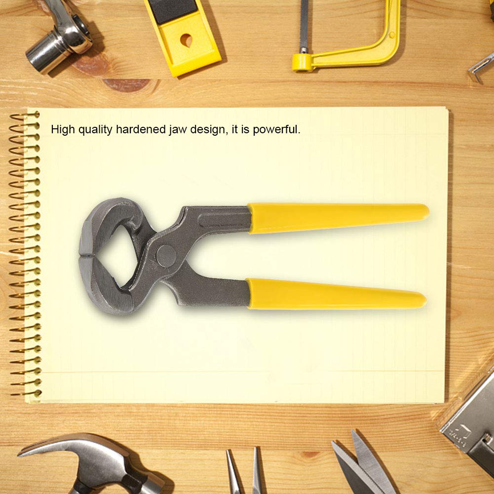 7 Inch Ear Clamp Pliers - Professional Pinch Clamp Pliers for Hose Clamps, Single Ear Pincer Crimper Tool for Securing Pipe Hoses - Perfect for Automotive, Plumbing, and HVAC Repairs