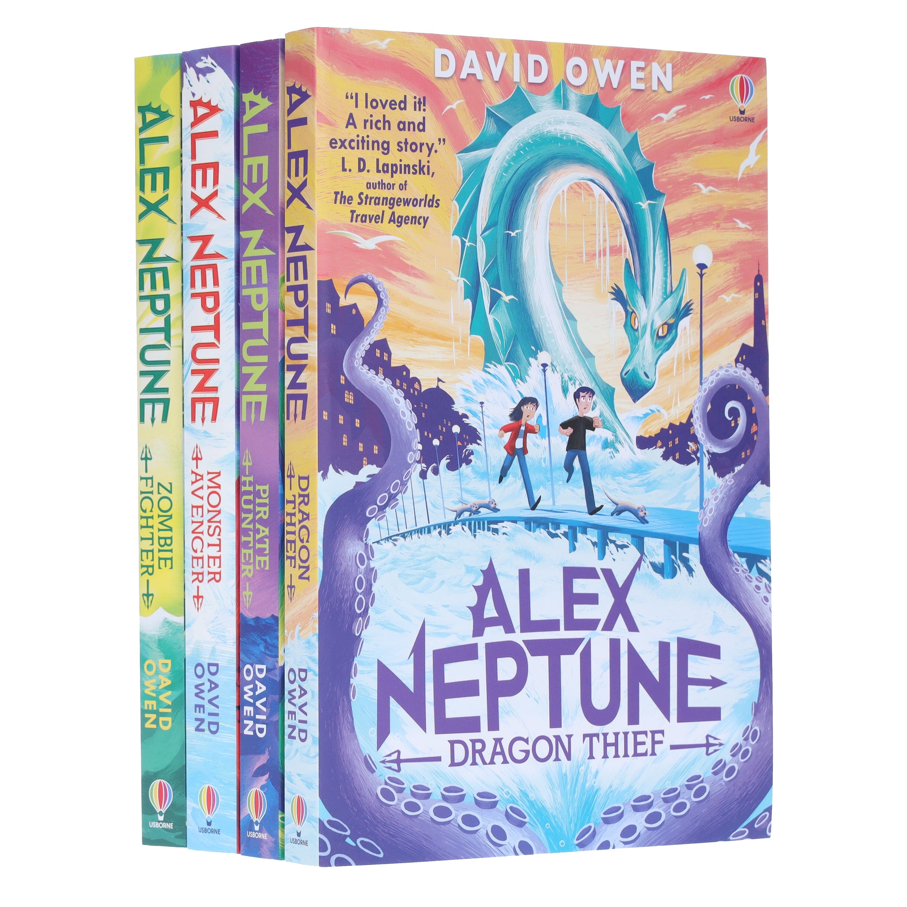 Alex Neptune Series by David Owen - 4 Book Collection Set for Kids Ages 9-12 | Paperback Adventure Books for Middle Grade Readers | Perfect for Classroom Reading & Young Adult Fantasy Lovers