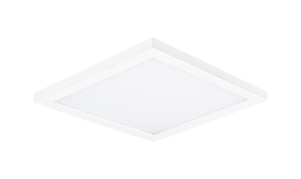 6 Inch White LED Flush Mount Ceiling Light - Energy Efficient Modern Lighting for Bedroom, Kitchen, Bathroom & Hallway