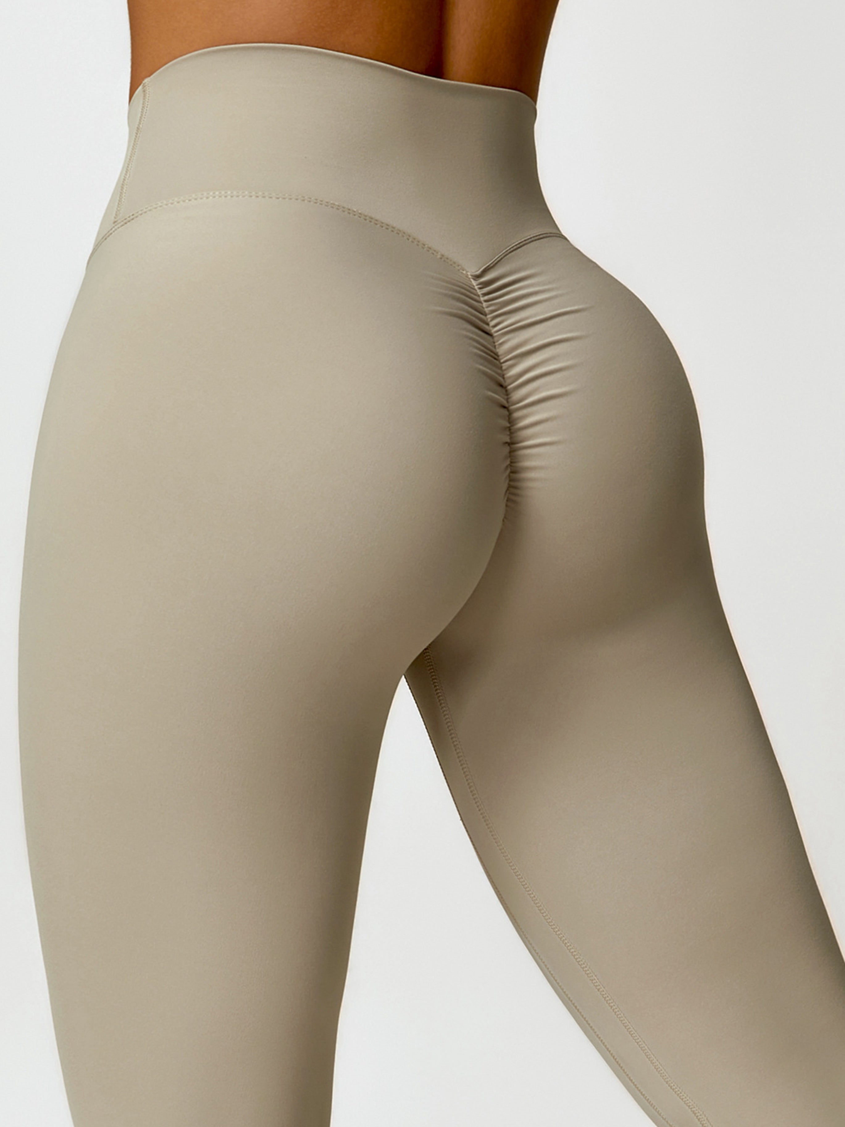 ZASUWA Women's Scrunch Butt Lifting High Waisted Leggings - Yoga, Workout & Everyday Wear