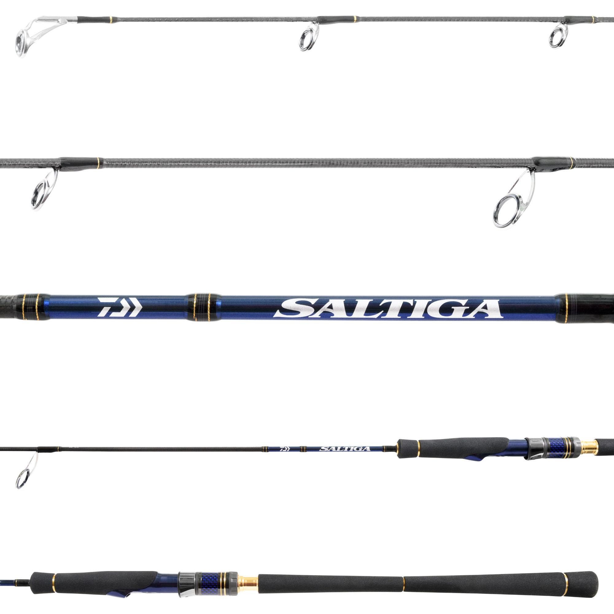 Daiwa Saltiga Light Jigging Spinning Rod - High Performance Saltwater Fishing Rod for Jigging & Casting | Perfect for Offshore & Inshore Fishing Adventures