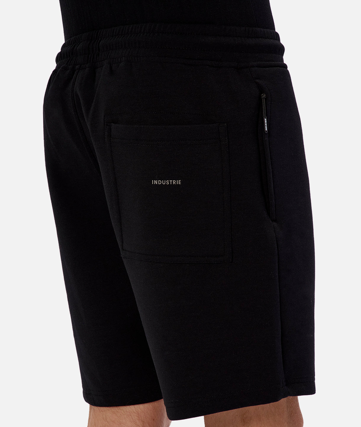Lightweight Tech Track Shorts for Men - Solid Black Running & Gym Shorts for Active Lifestyles