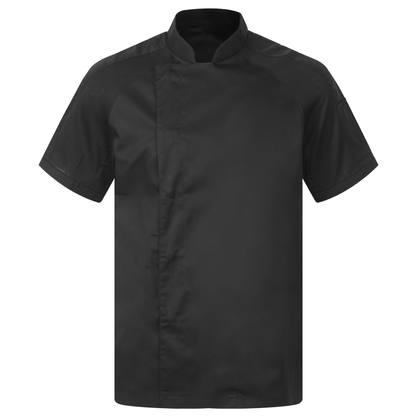 Unisex Short Sleeve Chef Coat - Professional Kitchen Cooking Jacket for Men & Women - Restaurant Uniform for Chefs, Bakers & Culinary Students