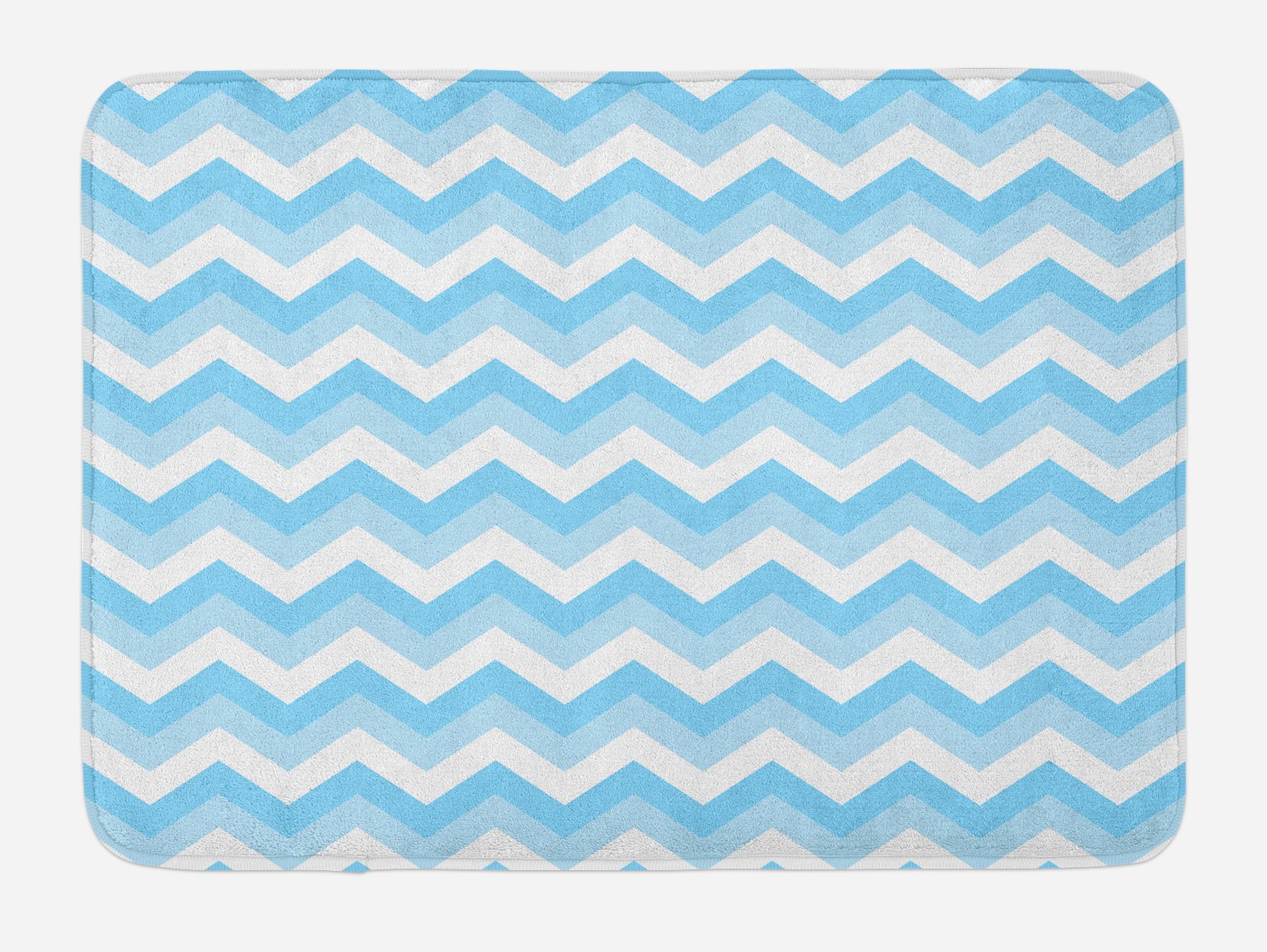 Ambesonne Chevron Non-Slip Bath Mat - 30.2