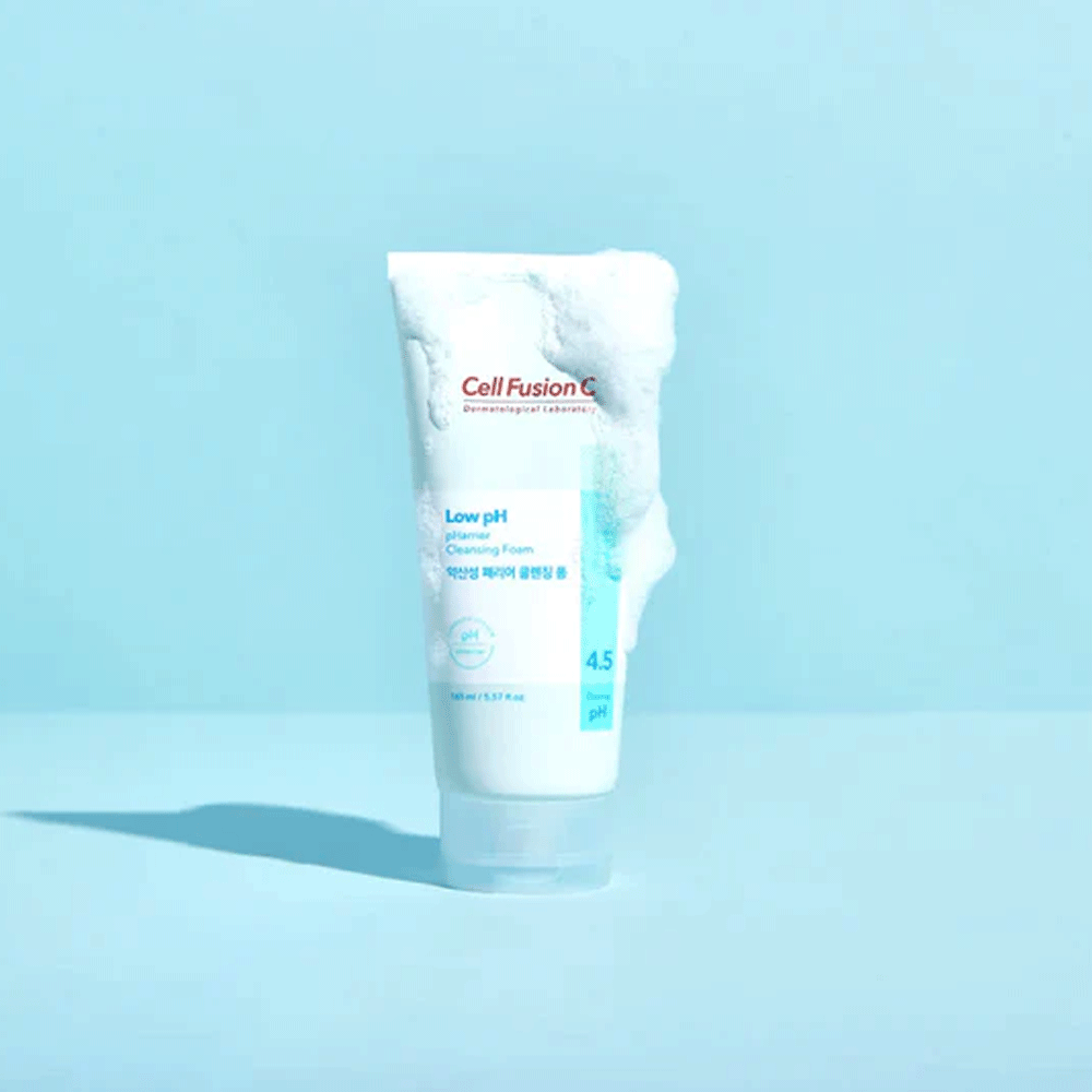 Cell Fusion C Low pH pHarrier Cleansing Foam 165ml - Gentle Korean Face Wash for Sensitive Skin, Deep Cleansing & Moisturizing - Perfect for Daily Skincare Routine & Acne-Prone Skin
