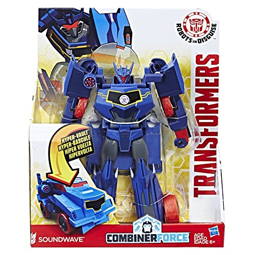 Transformers Rid Hypercharge Soundwave Action Figure – Collectible Robot Toy with Lights & Sounds – Perfect for Kids & Fans – Great for Play, Display & Gifts