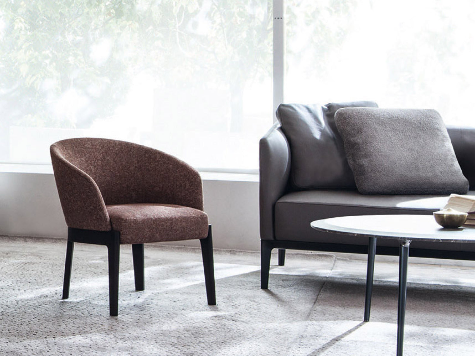 Chelsea Arm Chair - Modern Upholstered Accent Chair for Living Room, Bedroom & Office - Comfortable Lounge Chair with Sturdy Wooden Legs - Perfect for Reading, Relaxing & Home Decor