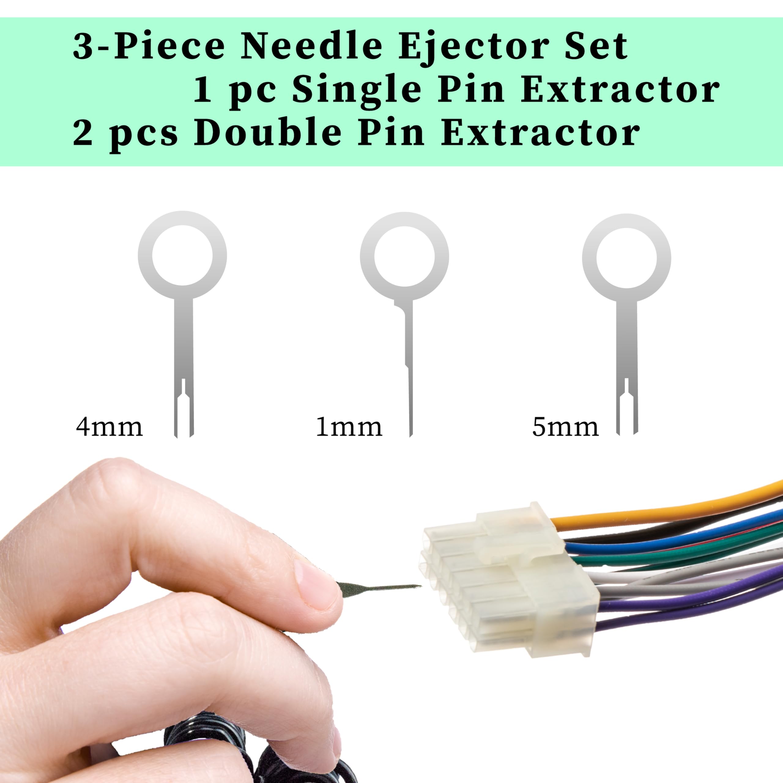 41 PCS Automotive Terminal Removal Tool Kit - Electrical Pin Extractor & Depinning Tool Set for Wire Connectors - Repair Kit for Cars, Trucks, Home Appliances - Perfect for DIY Auto Repairs & Electrical Maintenance