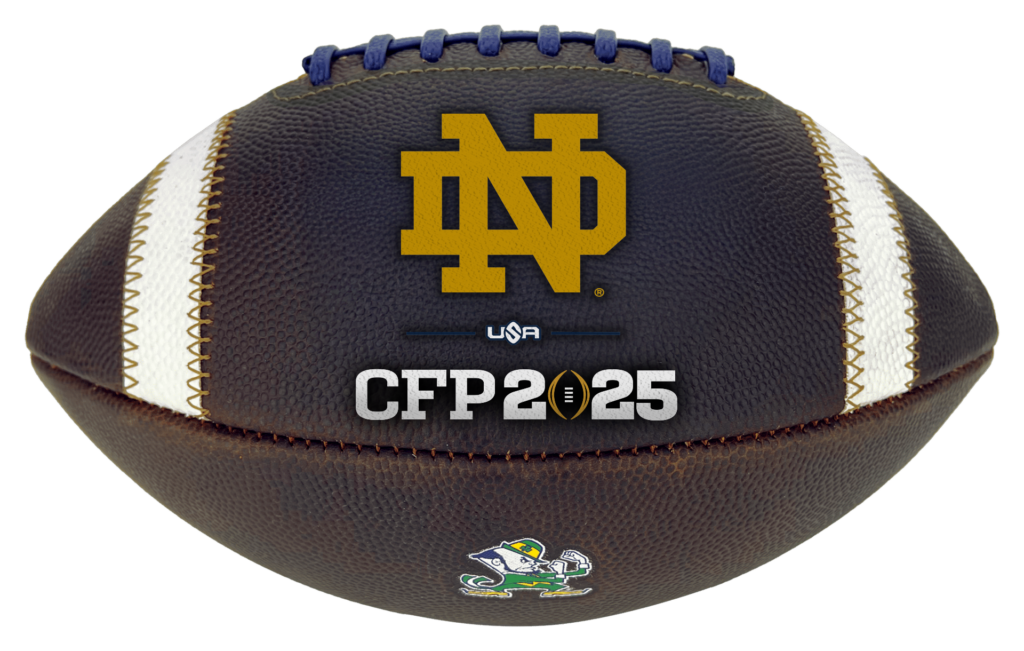 2025 CFP Limited Edition Notre Dame Fighting Irish Officially Licensed Team Issue Football - Perfect for Game Day, Collectibles, and Gifts