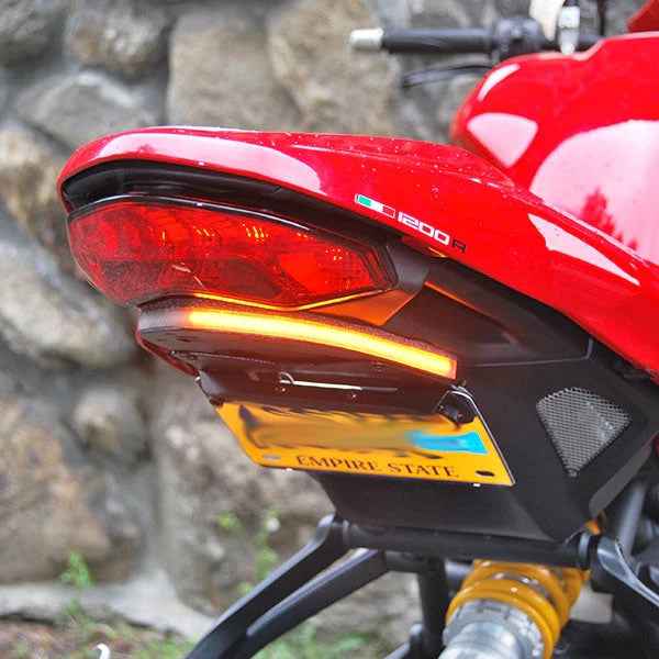 Ducati Monster 1200 R Fender Eliminator Kit for 2016-Present Models - Lightweight Tail Tidy License Plate Relocator for Motorcycle Customization & Street Legal Compliance