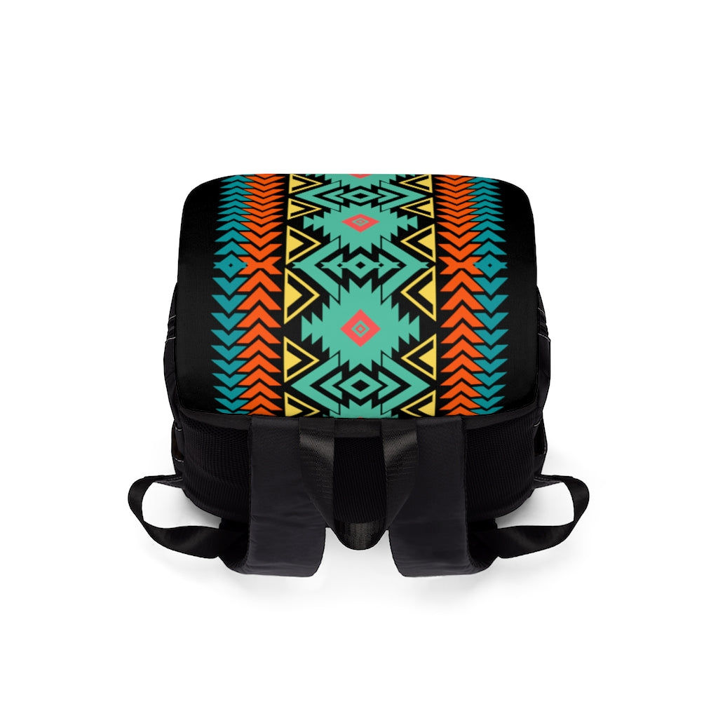 Stylish Southwestern Backpack for Men & Women - Lightweight Casual Shoulder Bag for Travel, Hiking & Daily Use