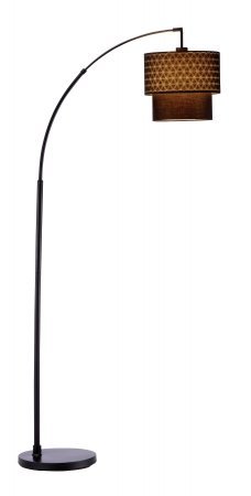 Modern Gala Arc Floor Lamp - Adjustable LED Standing Light for Living Room, Bedroom & Office - Stylish Reading Light with Remote Control & Dimmable Brightness - Perfect for Cozy Corners & Workspaces