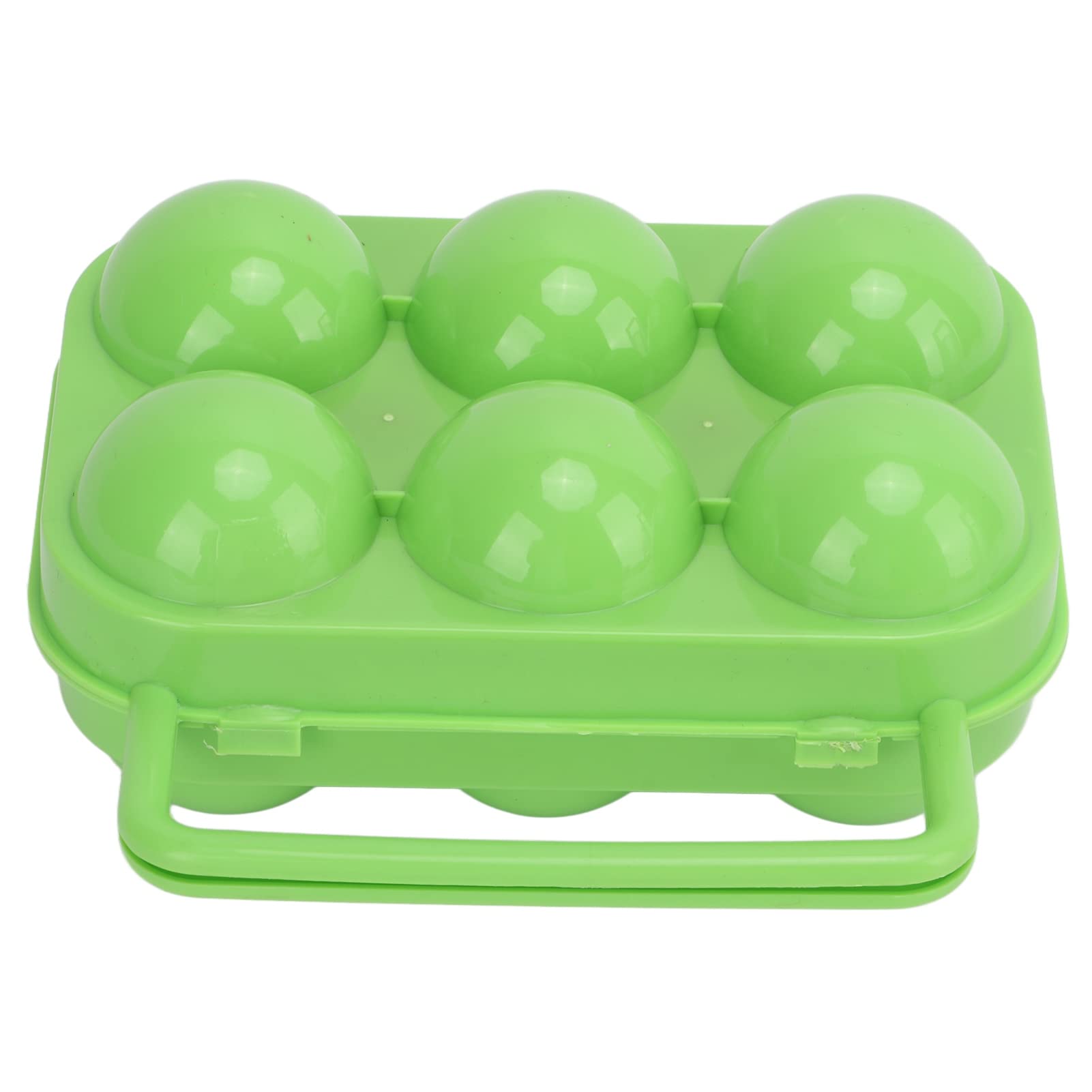 Mumisuto 6 Grid Portable Egg Holder Storage Case - ABS Plastic Egg Box for Camping, Travel, Picnics & Home Kitchen Use - Keep Eggs Safe Indoors & Outdoors