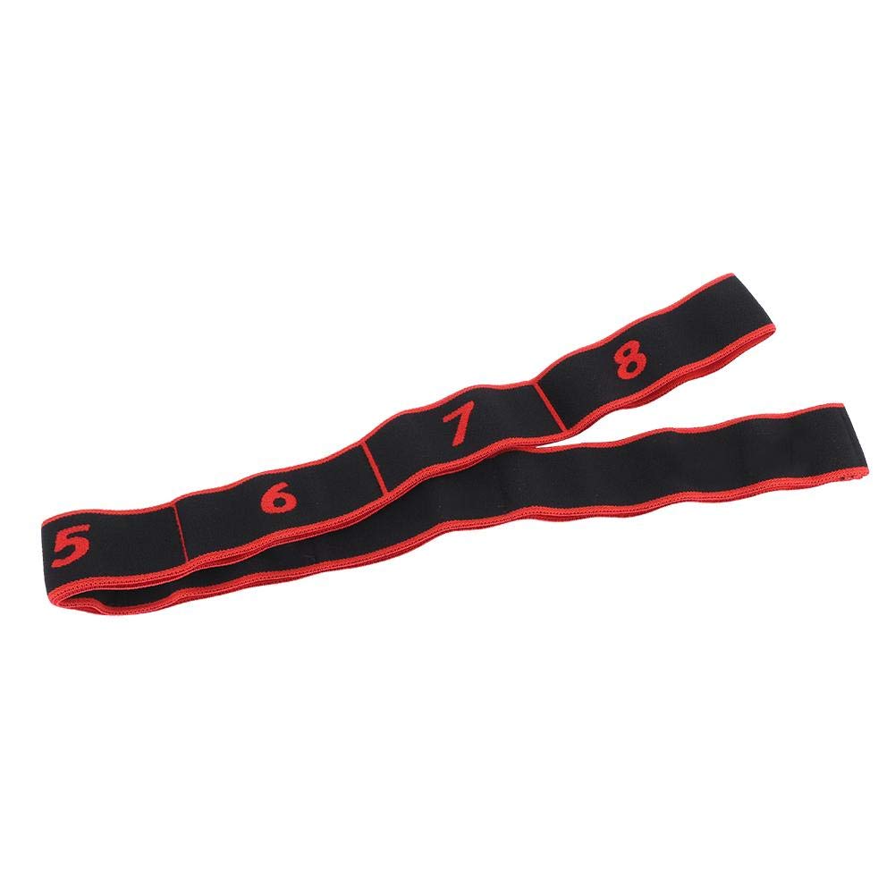 Premium Fitness Resistance Bands Set - Durable Elastic Exercise Bands for Yoga, Pilates, Strength Training & Home Workouts | Wear-Resistant, Reusable & Portable (Red) - Perfect for Gym, Travel & Physical Therapy