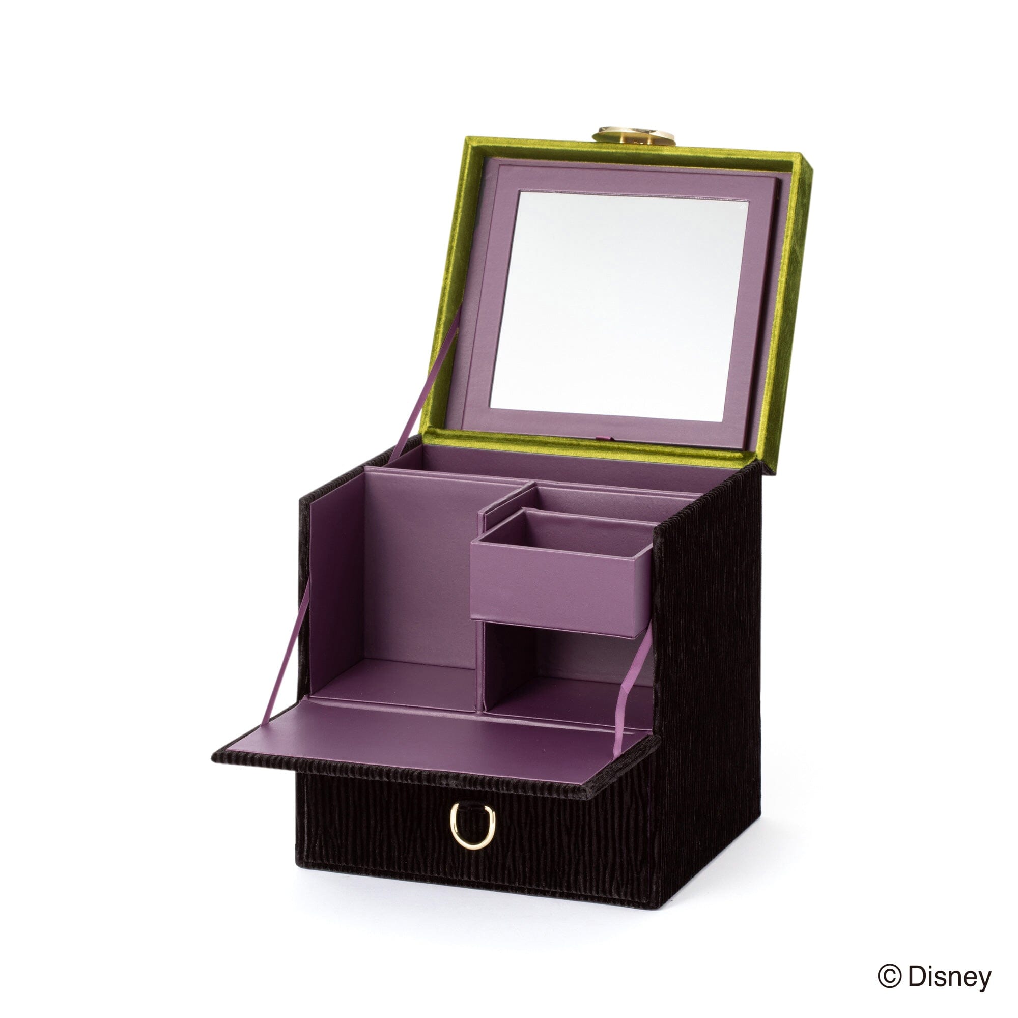Disney Villains Maleficent Makeup Storage Box - Gothic Cosmetic Organizer for Jewelry & Beauty Essentials - Perfect for Halloween, Cosplay & Themed Parties
