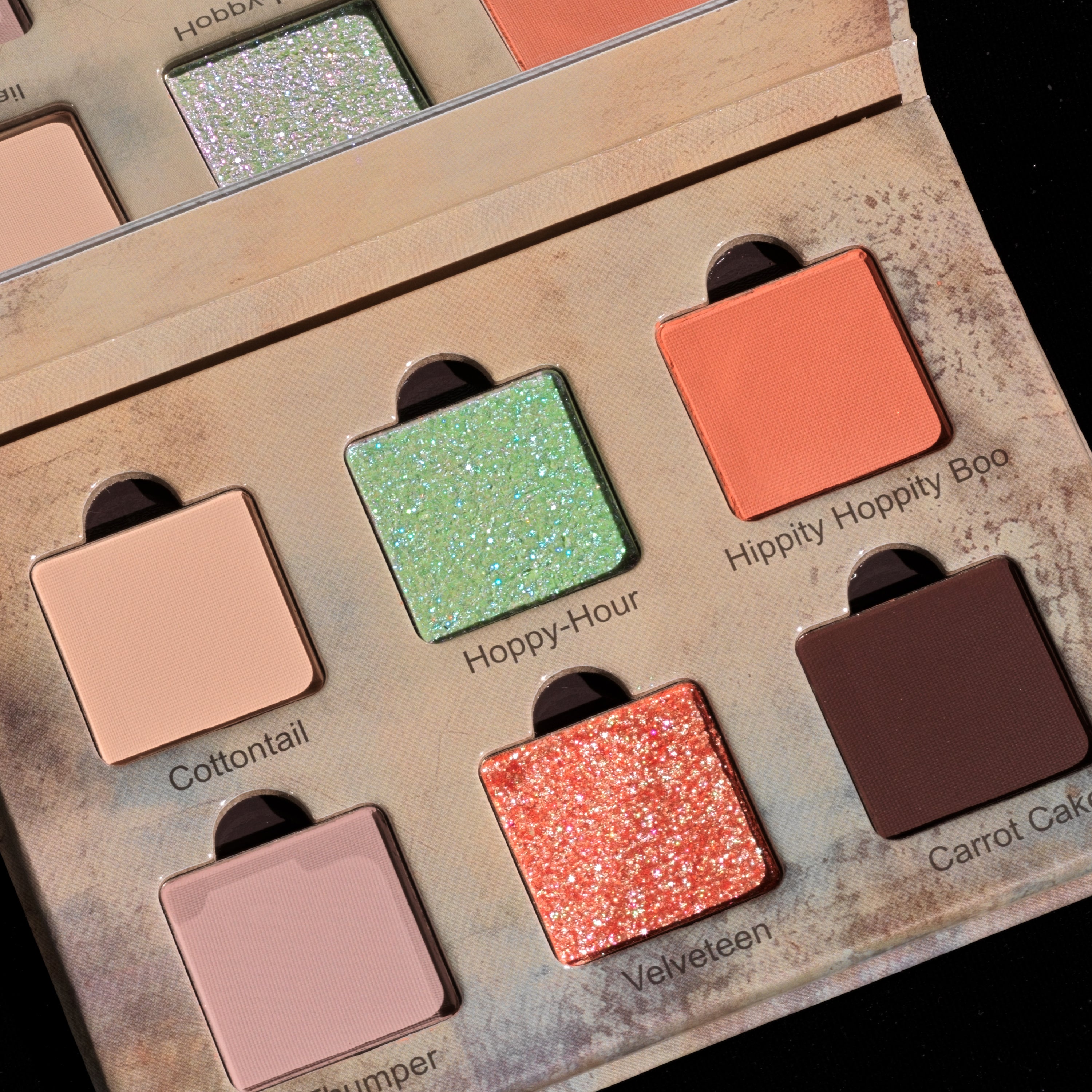 Hoppy Go Lucky Mini Eyeshadow Palette - 12 Pigmented Matte & Shimmer Shades for Day & Night Makeup Looks | Perfect for Travel, Parties & Everyday Wear