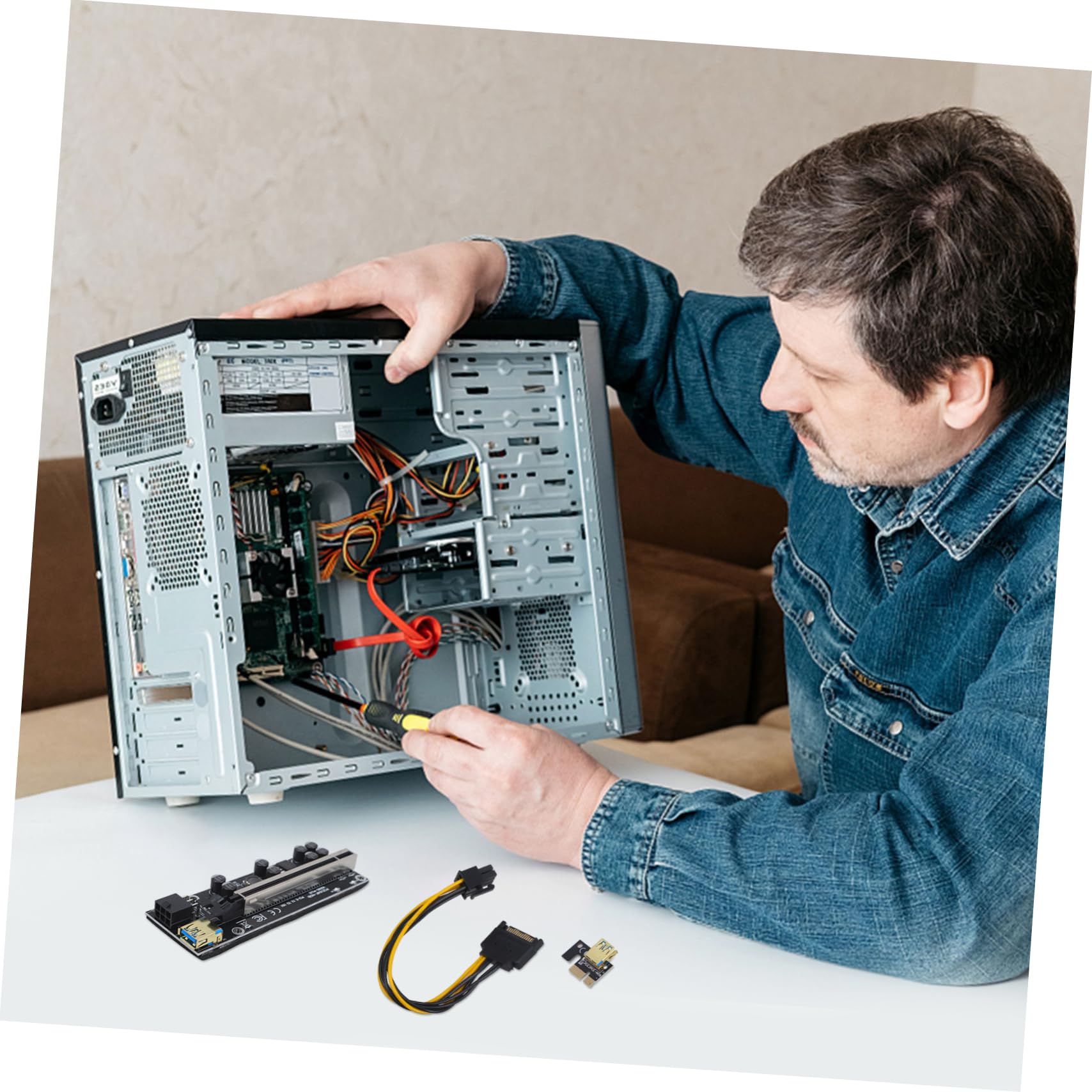 OSALADI 5 Sets External GPU for Laptop - Boost Graphics Performance, Plug & Play Computer Accessory for Gaming, Video Editing & Graphic Design