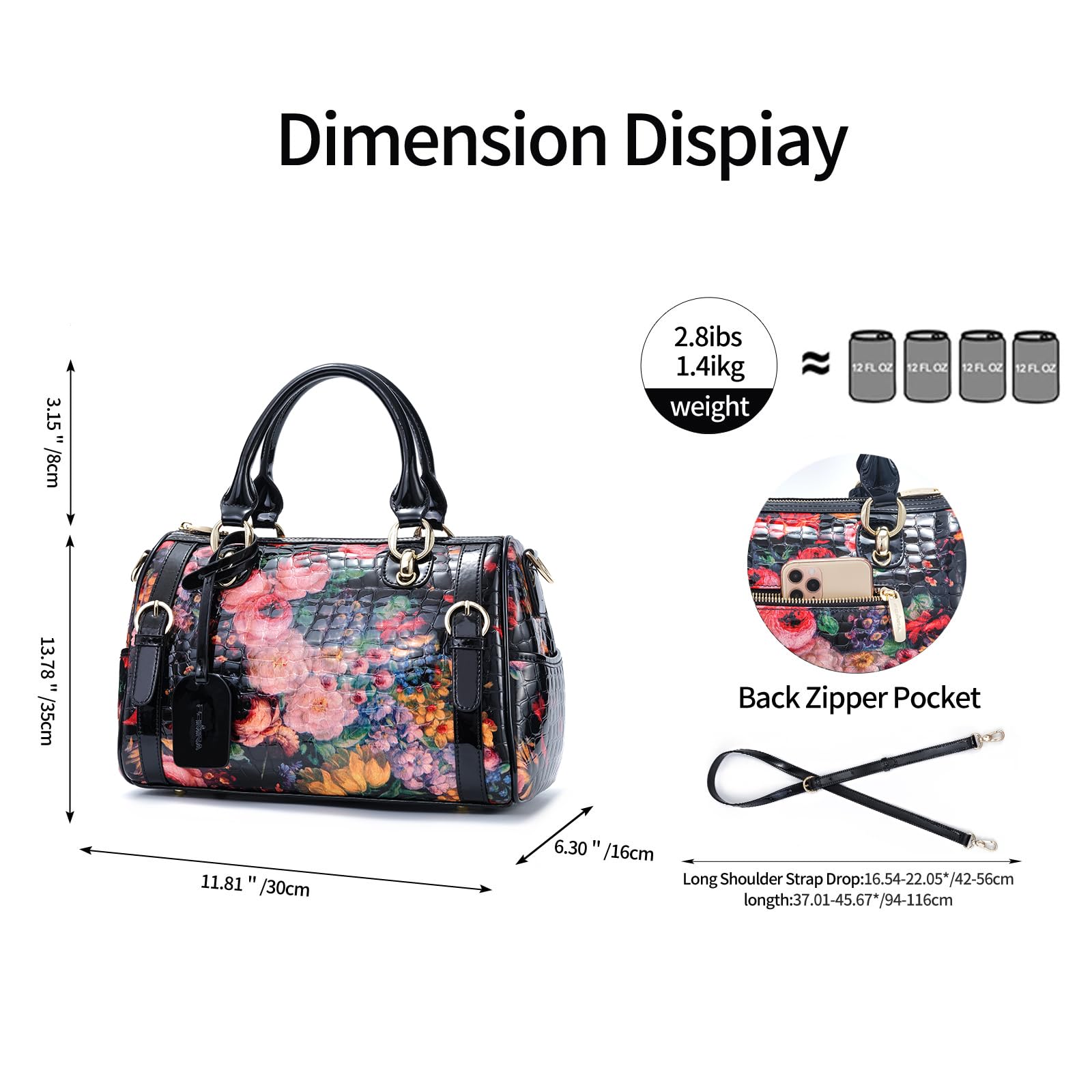 Premium Genuine Leather Shoulder Bag for Women - Fashionable Crossbody Tote Purse, Elegant Ladies Handbag | Perfect for Work, Travel & Everyday Use