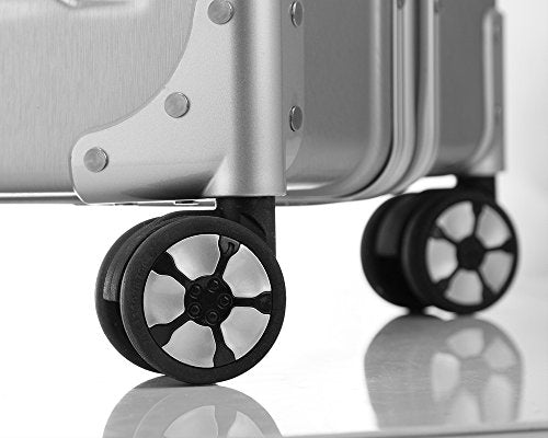 Durable Aluminum Frame & Scratch-Resistant PC Shell Trolley Luggage - 20