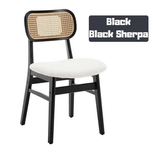 White Lambswool-black Wood