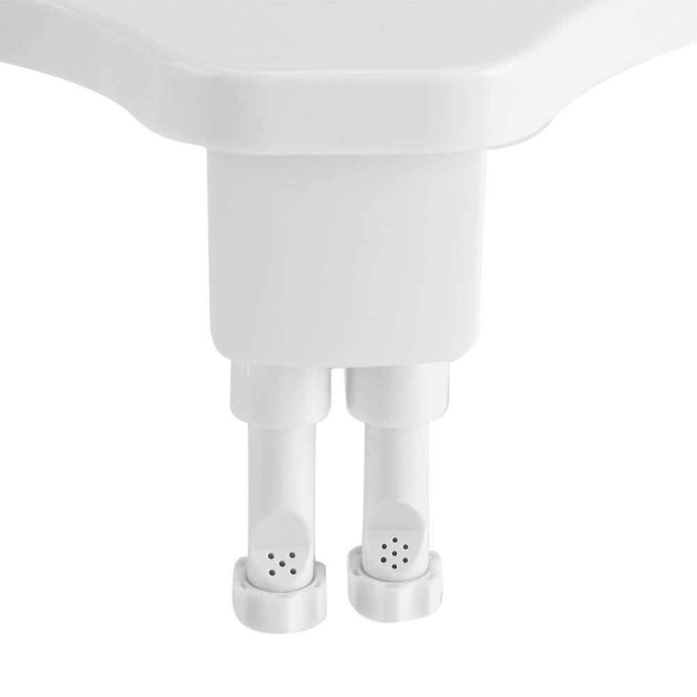 Premium Non-Electric Bidet Toilet Seat Attachment - Cold Water Spray with Dual Nozzles (ABS & Stainless Steel) - Adjustable Mechanical Bidet for Women - Includes Stainless Steel Hose - Perfect for Hygienic Cleaning & Comfort in Bathrooms