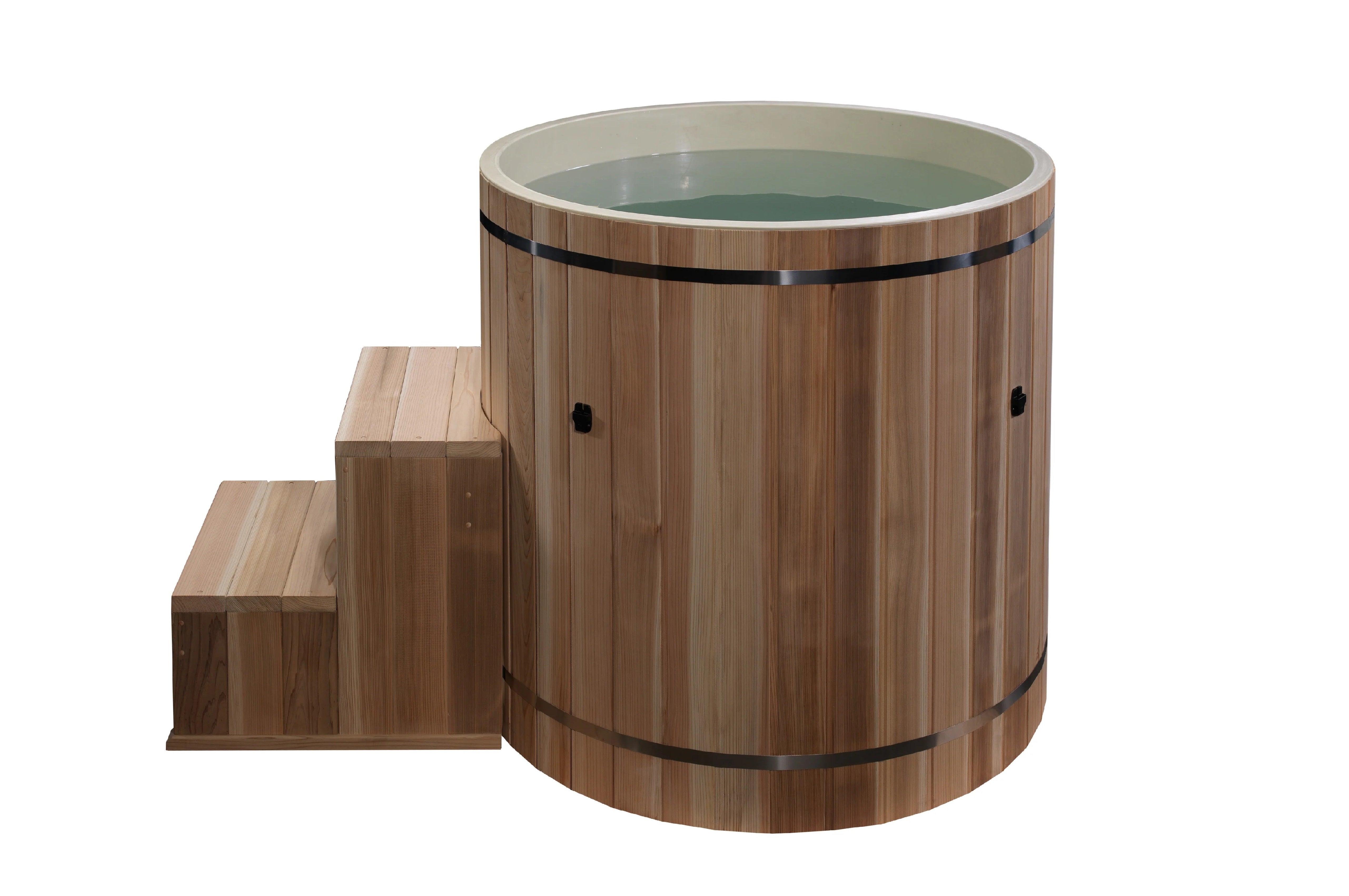 Premium Cold Plunge Barrel - Pacific Cedar Wood Ice Bath Tub for Athletes & Recovery - Perfect for Post-Workout, Muscle Recovery & Hydrotherapy at Home