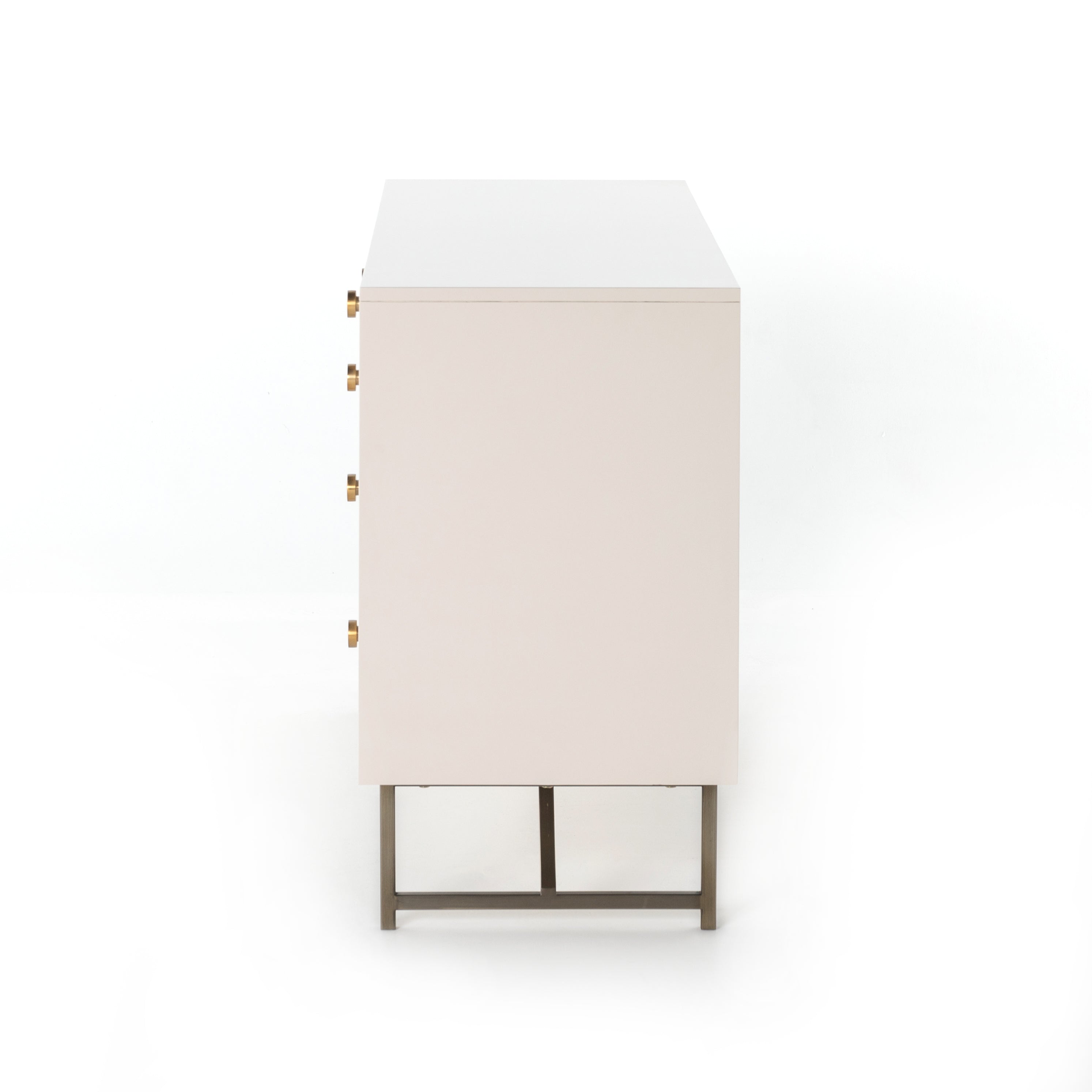 Van 7 Drawer Dresser - Matte Alabaster Finish, Modern Bedroom Storage Organizer for Clothes & Accessories | Perfect for Master Bedroom, Guest Room or Nursery
