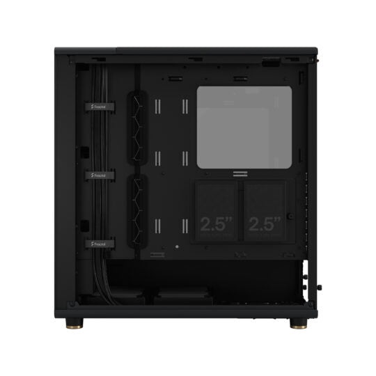 Fractal Design North ATX Mid Tower PC Case - Tempered Glass Side Panel, Dark Tint, Charcoal Black | Perfect for Gaming & Workstation Builds, High Airflow Design for Optimal Cooling