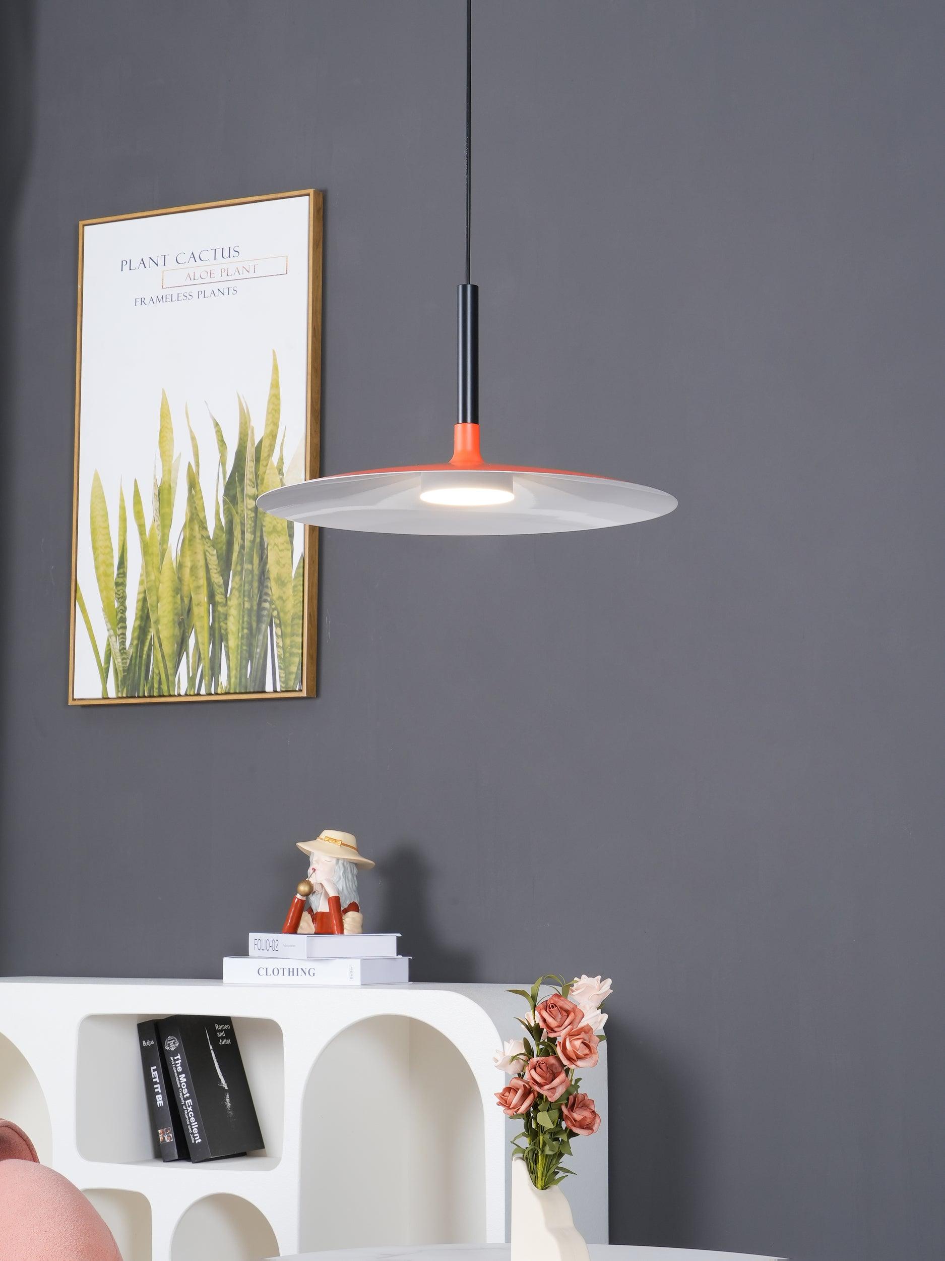 Aplomb Modern Metal Pendant Light - Industrial Style Ceiling Hanging Lamp for Kitchen Island, Dining Room & Bedroom Lighting