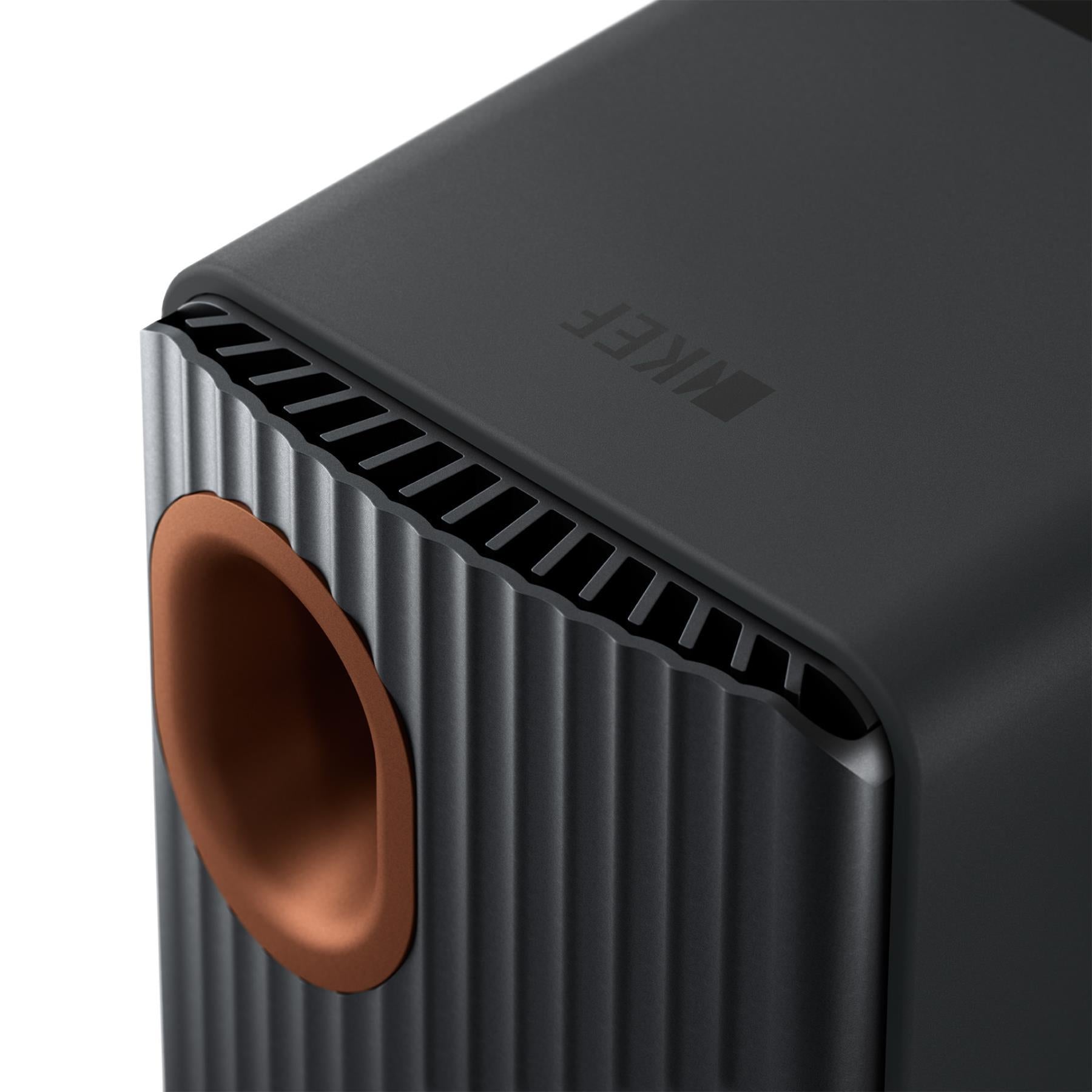 KEF LS50 Wireless II HiFi Powered Bookshelf Speakers - Premium Bluetooth & WiFi Streaming for Home Audio, Music & Movie Theater Systems - Perfect for Living Rooms, Studios & Home Theaters