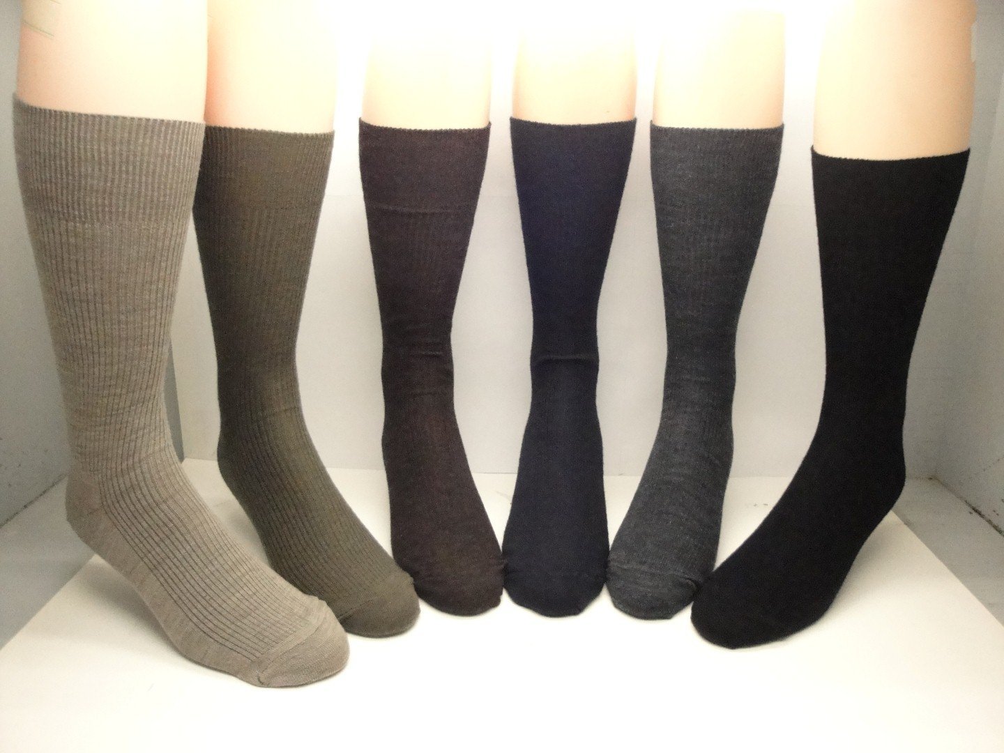 Premium Men's Merino Wool Dress Socks - 12