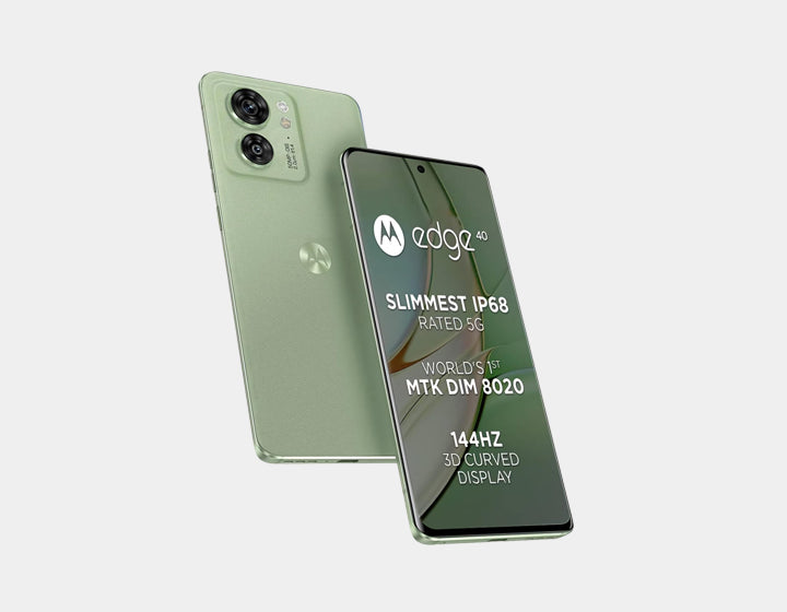 Motorola Edge 40 5G Unlocked Smartphone - 256GB ROM 8GB RAM Dual SIM GSM - Olive Green | Fast 5G Connectivity, Premium Performance for Streaming & Gaming
