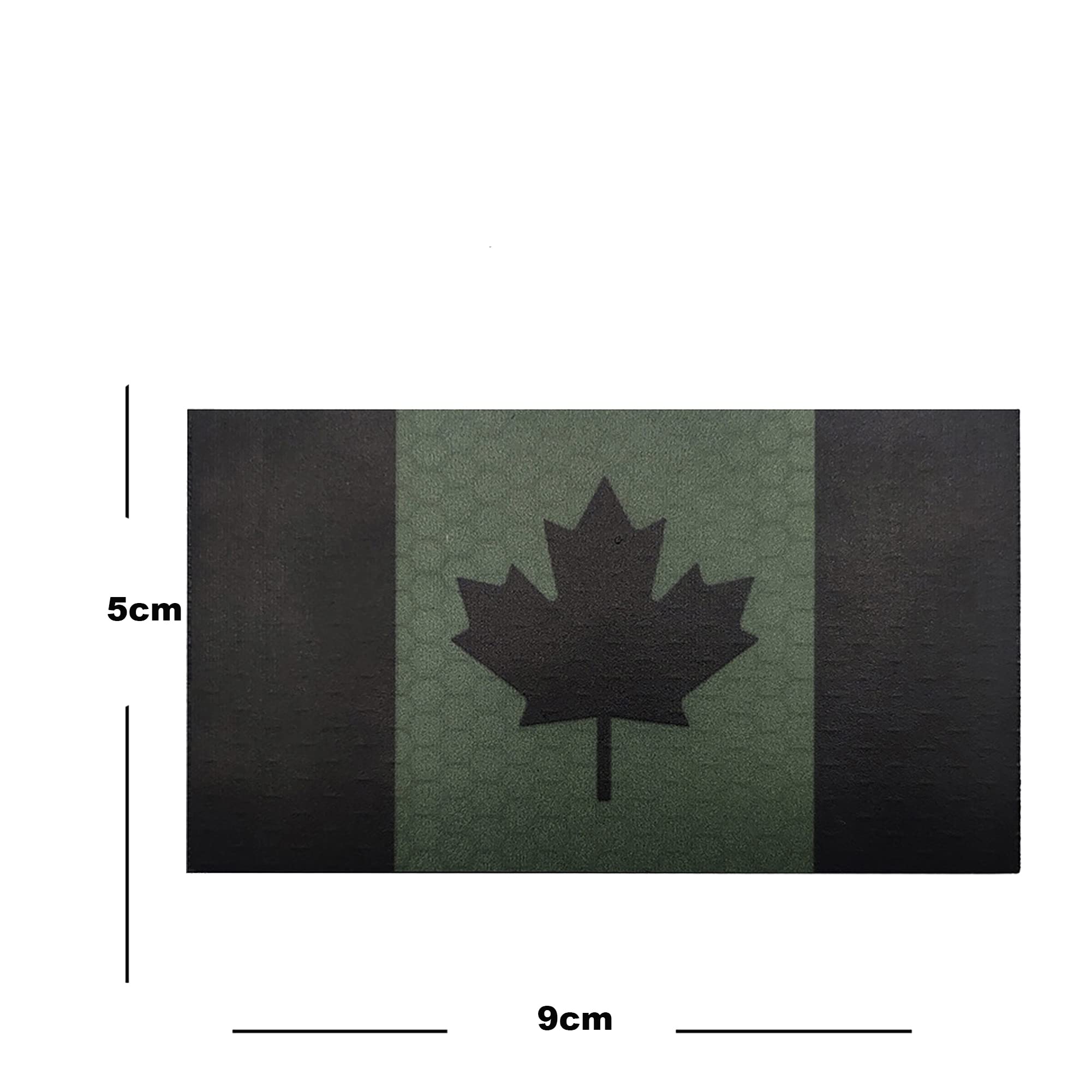 Tactical Infrared Reflective Canada Flag Patches - Military Emblem Badges for Uniforms, Backpacks & Outdoor Gear | Durable Canadian Flags Patch for Military, Police & Outdoor Enthusiasts