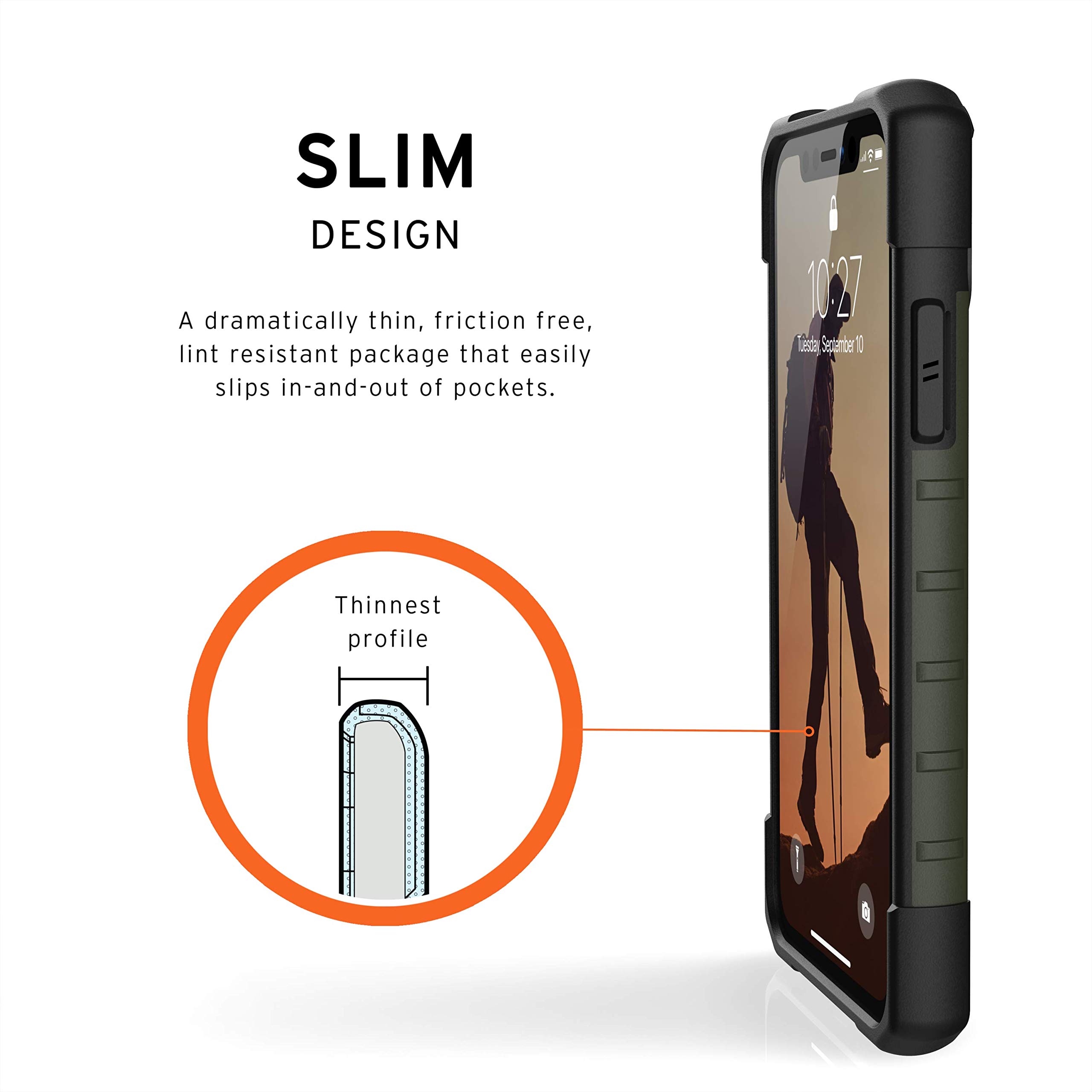 URBAN ARMOR GEAR UAG Rugged iPhone 11 Case [6.1-inch] - Military Drop Tested, Feather-Light Protection in Olive Drab | Perfect for Outdoor Adventures, Construction Work & Extreme Sports