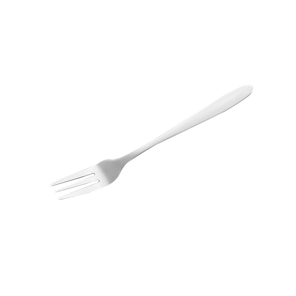 Stainless Steel Fruit Forks Set - 3-Tine Cake & Salad Forks, Perfect for Parties, Picnics, and Dessert Serving - Cabilock Fruit Toothpick Forks for Appetizers, Cheese Platters, and Fruit Trays