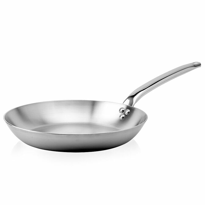 De Buyer Alchimy Fry Pan - 11-Inch Nonstick Skillet for Professional Cooking | Perfect for Searing, Frying & Sautéing | Restaurant-Quality Carbon Steel Pan for Home Chefs