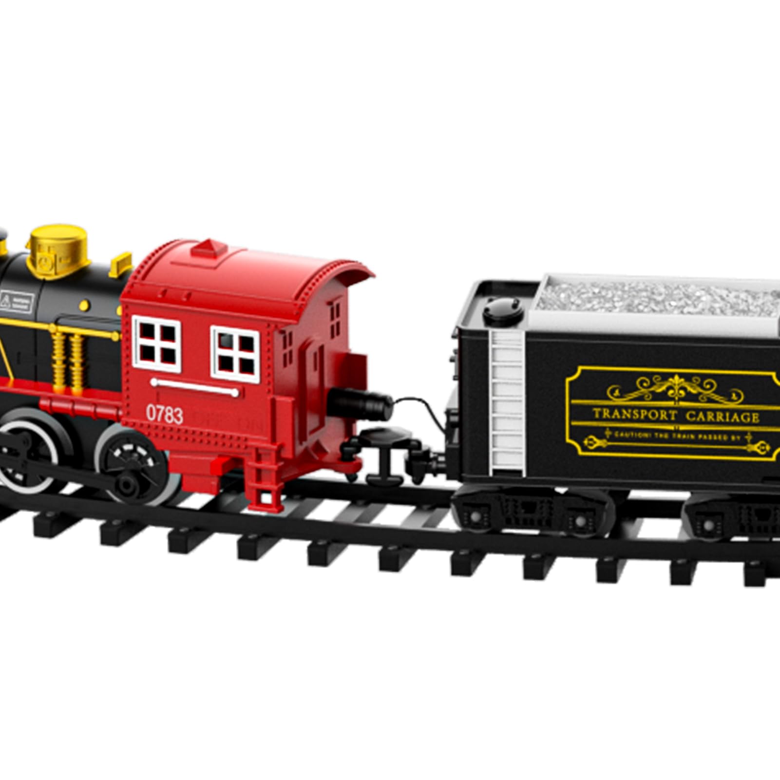 Electric Train Set for Kids with Lights & Sound - Classic Steam Locomotive Toy for Boys & Girls Ages 3-9 - Christmas & Birthday Gift with Tracks - Perfect for Holiday Decor, Playroom Fun & STEM Learning