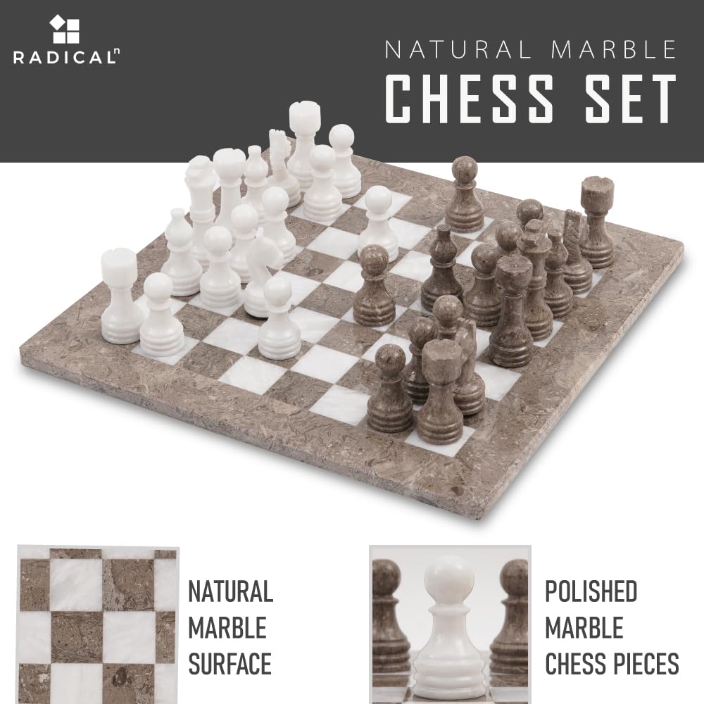 Premium Handmade Marble Chess Set - 15