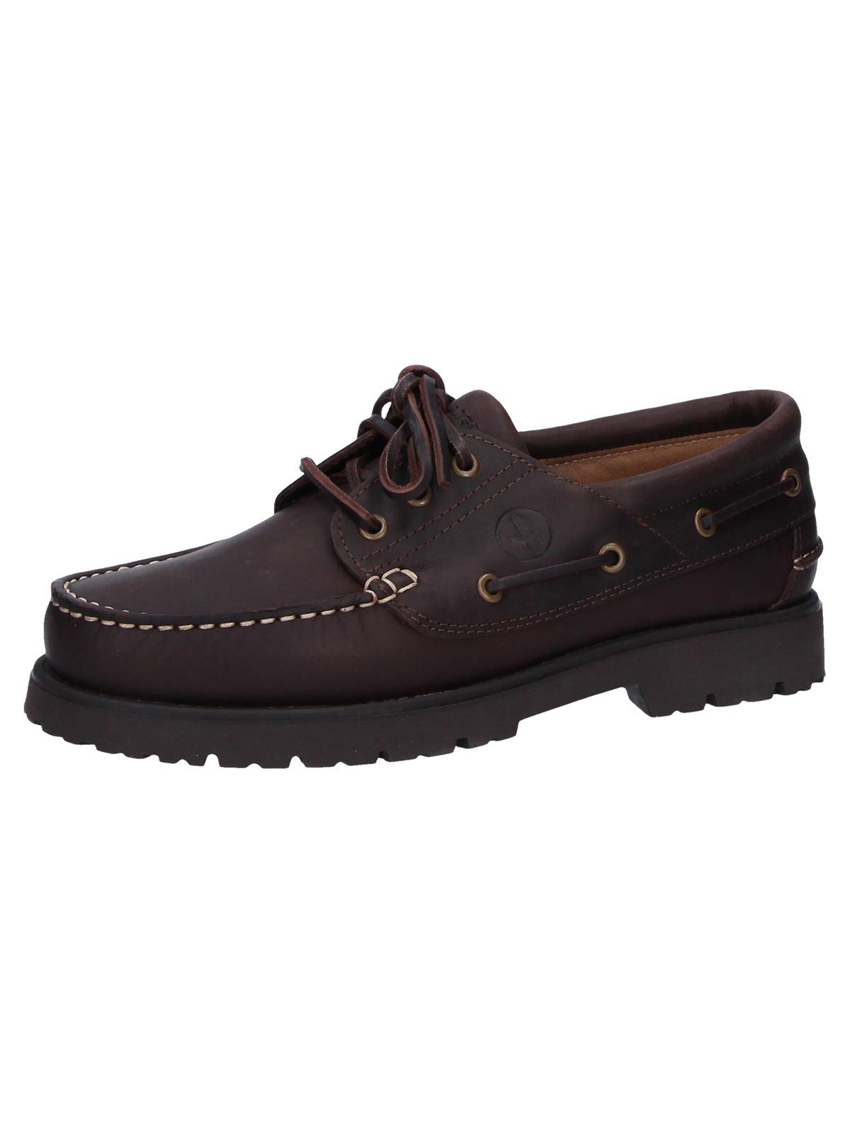 Aigle Men's Tarmac Moccasins - Waterproof Leather Slip-On Shoes for Outdoor Walking & Casual Wear