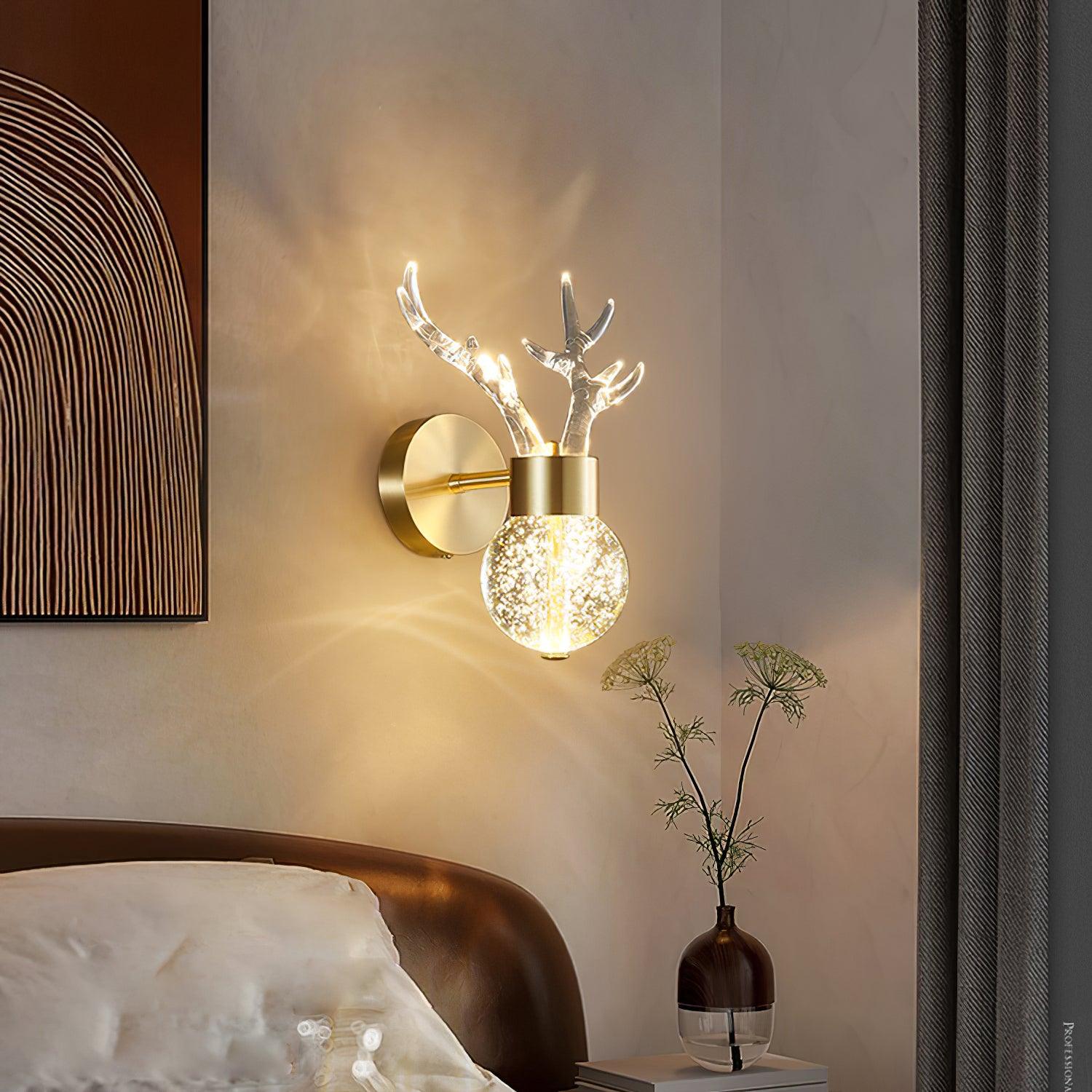 Little Deer Wall Lamp - Cute & Modern Nursery Decor, Kids Room Lighting, Bedroom Night Light for Cozy Ambience - Perfect for Baby Showers, Children's Rooms & Bedside Lighting