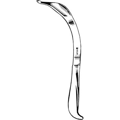 Aufranc Cobra Retractor Blunt Tip Serrated Surgical Instrument - 40 8282 - Ideal for General Surgery, Orthopedic, and Veterinary Procedures