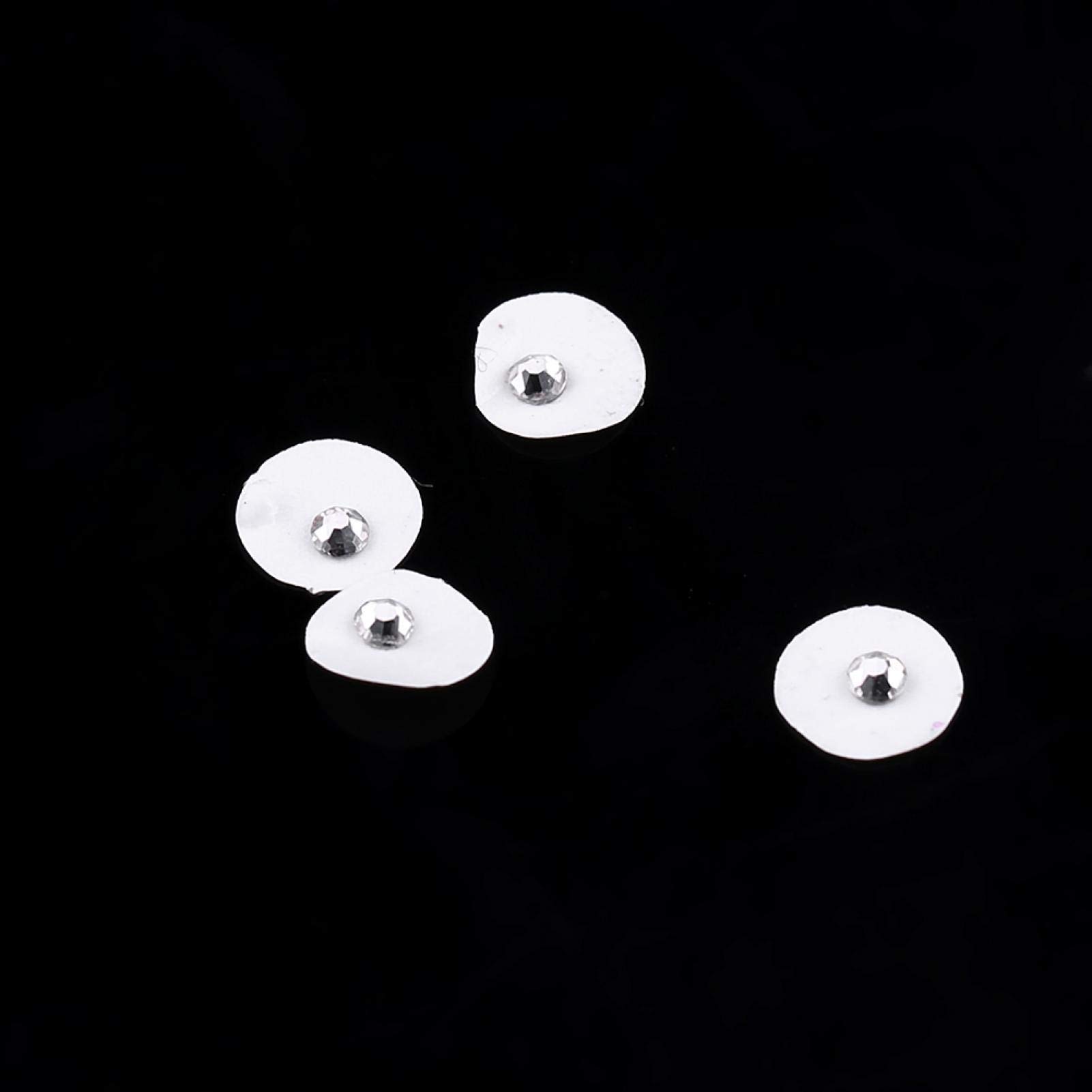 2mm DIY Acrylic Tooth Crystal Jewelry Kit - 10pcs White Glittering Tooth Ornaments with Storage Box for Tooth Fairy Gifts, Nail Art Decorations & DIY Craft Projects - Perfect for Halloween Costumes, Party Favors and Scrapbooking