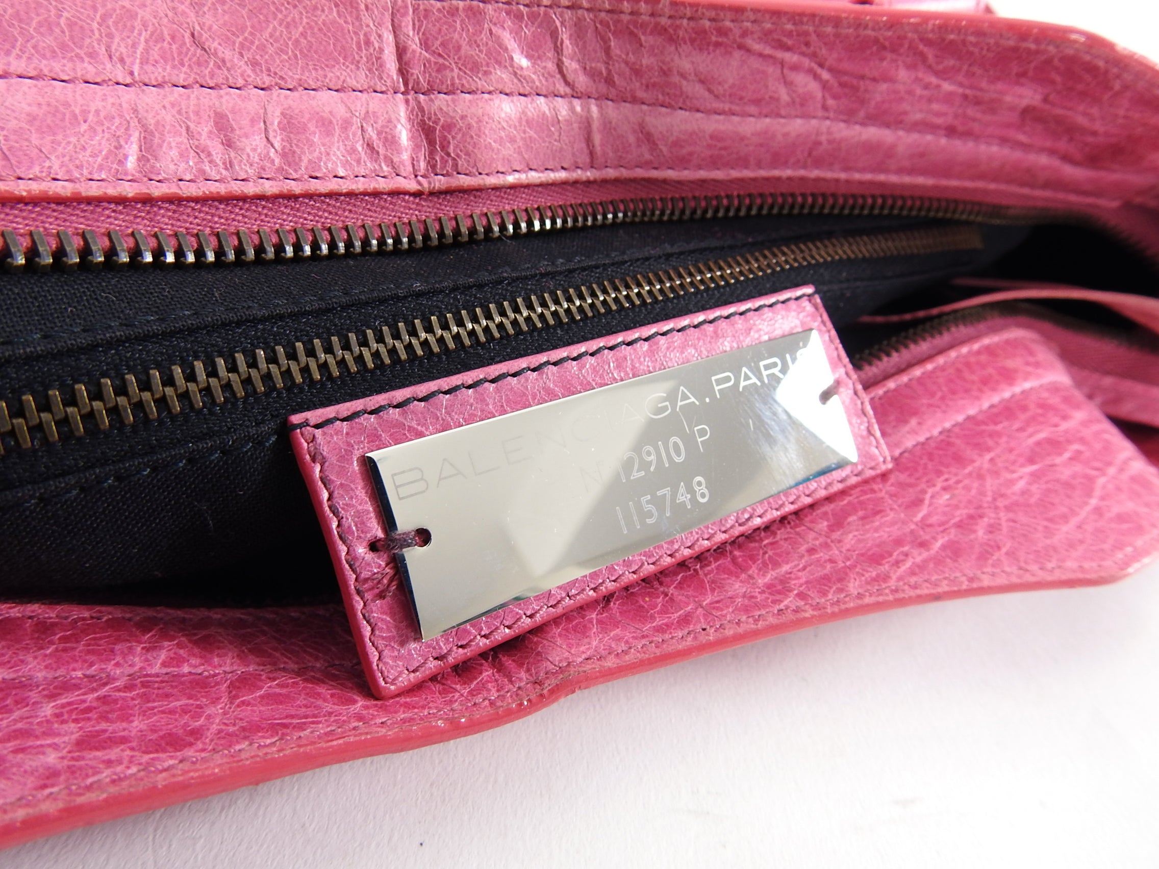 Balenciaga Pink Classic Motocross City Bag - Luxury Designer Handbag for Women | Perfect for Everyday Use, Parties & Travel Accessories